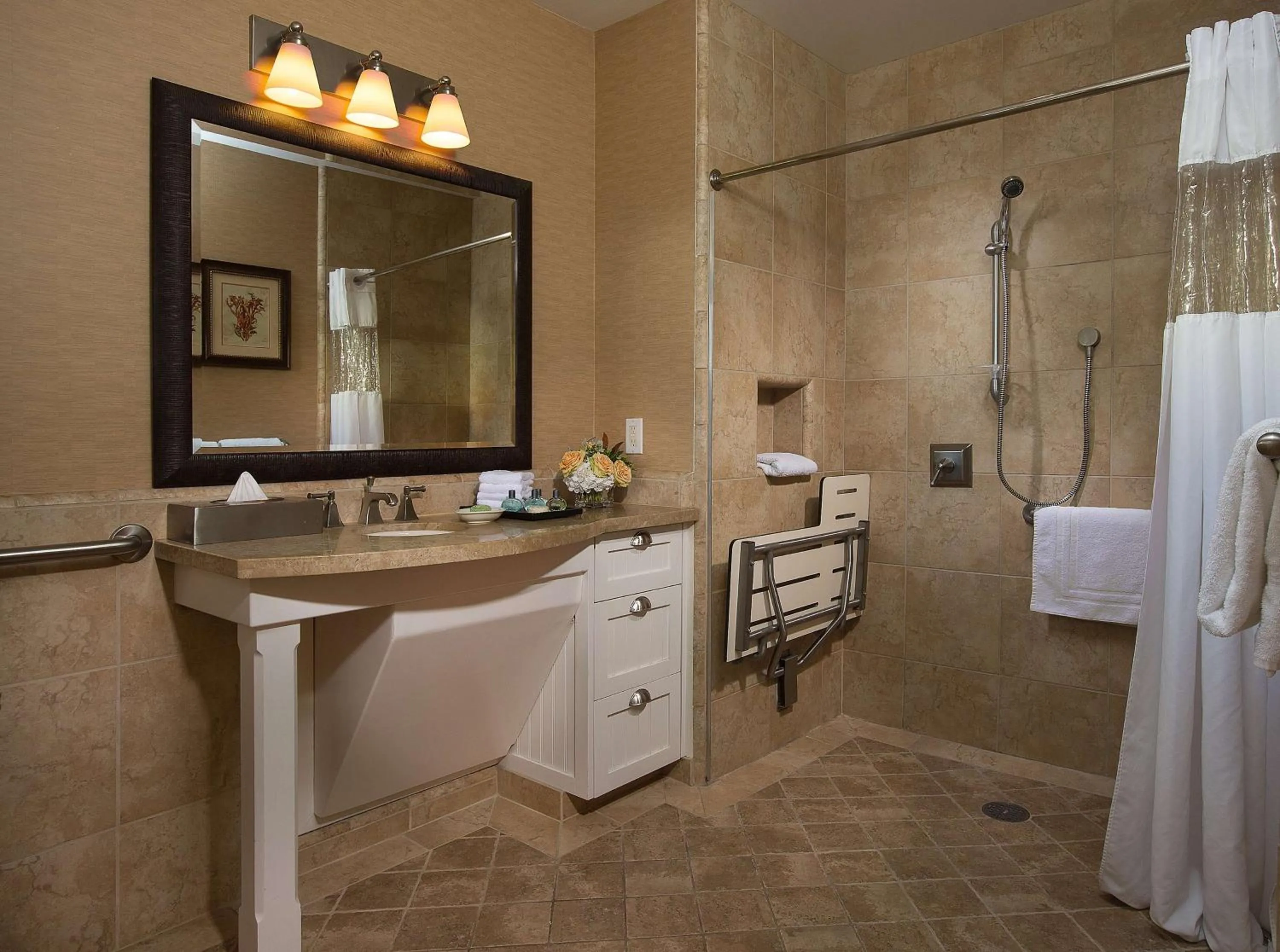 Bathroom in West Beach Inn, a Coast Hotel