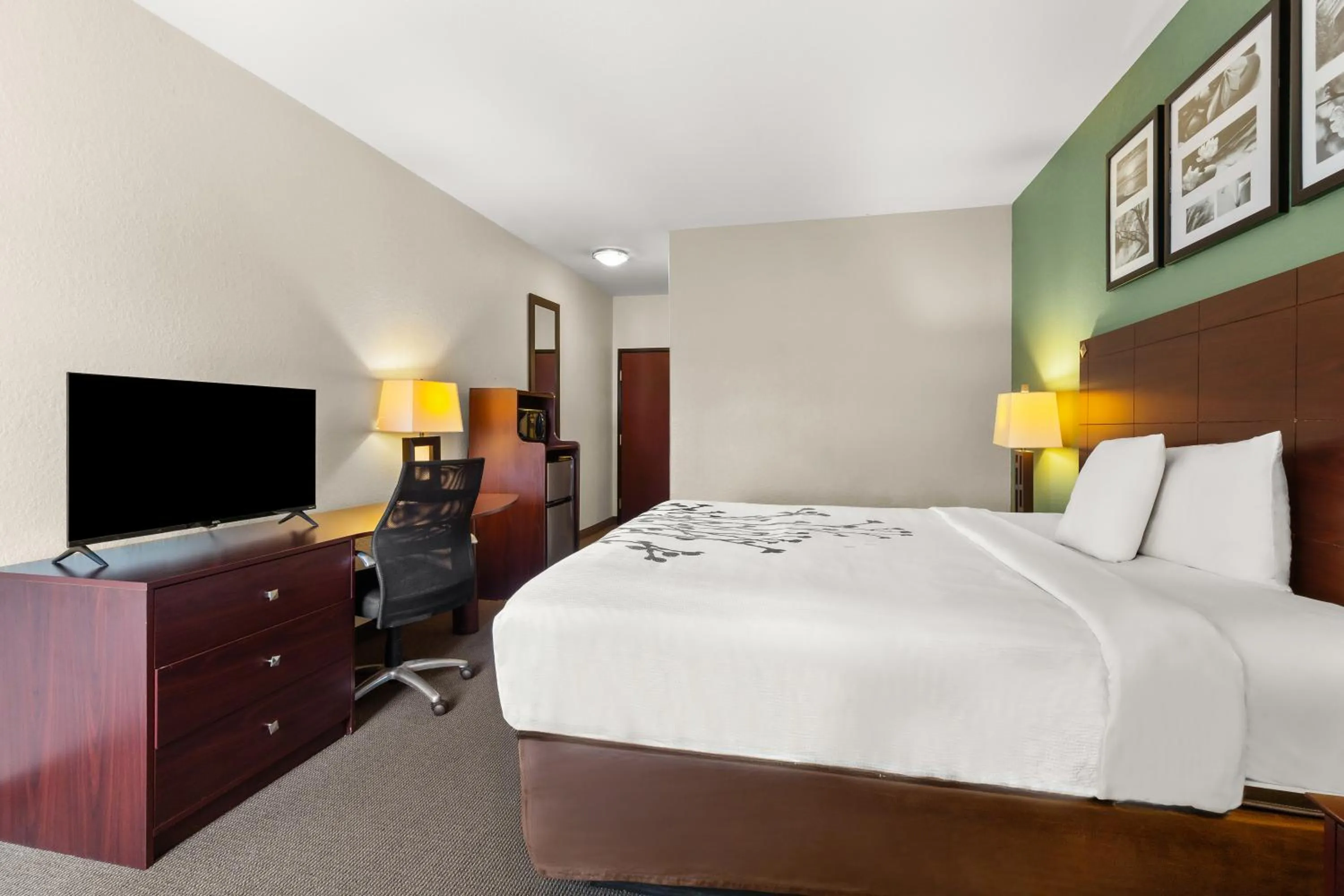 Bed in Sleep Inn & Suites Bush Intercontinental - IAH East