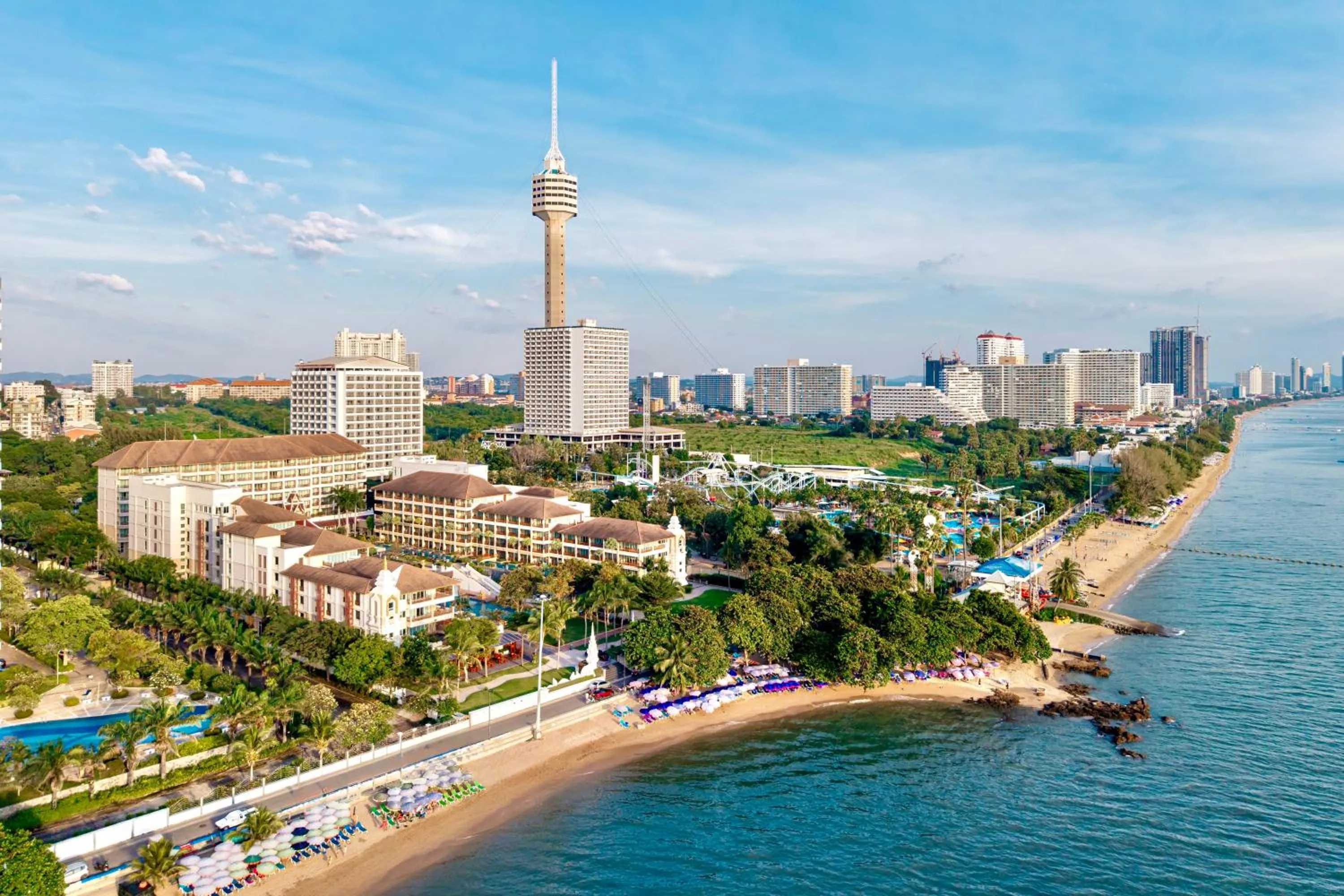 Bird's eye view in The Heritage Pattaya Beachfront Resort