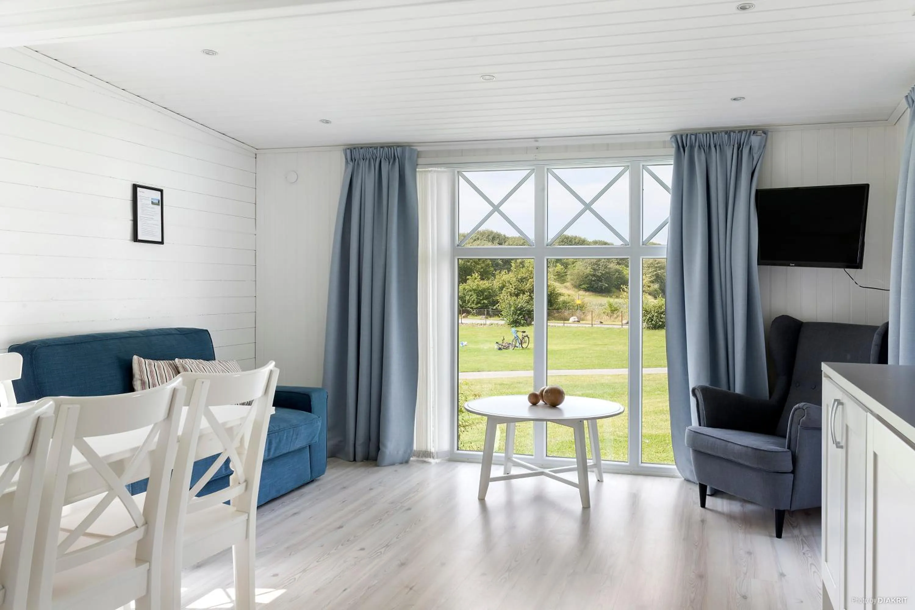 Living room in First Camp Sibbarp-Malmö