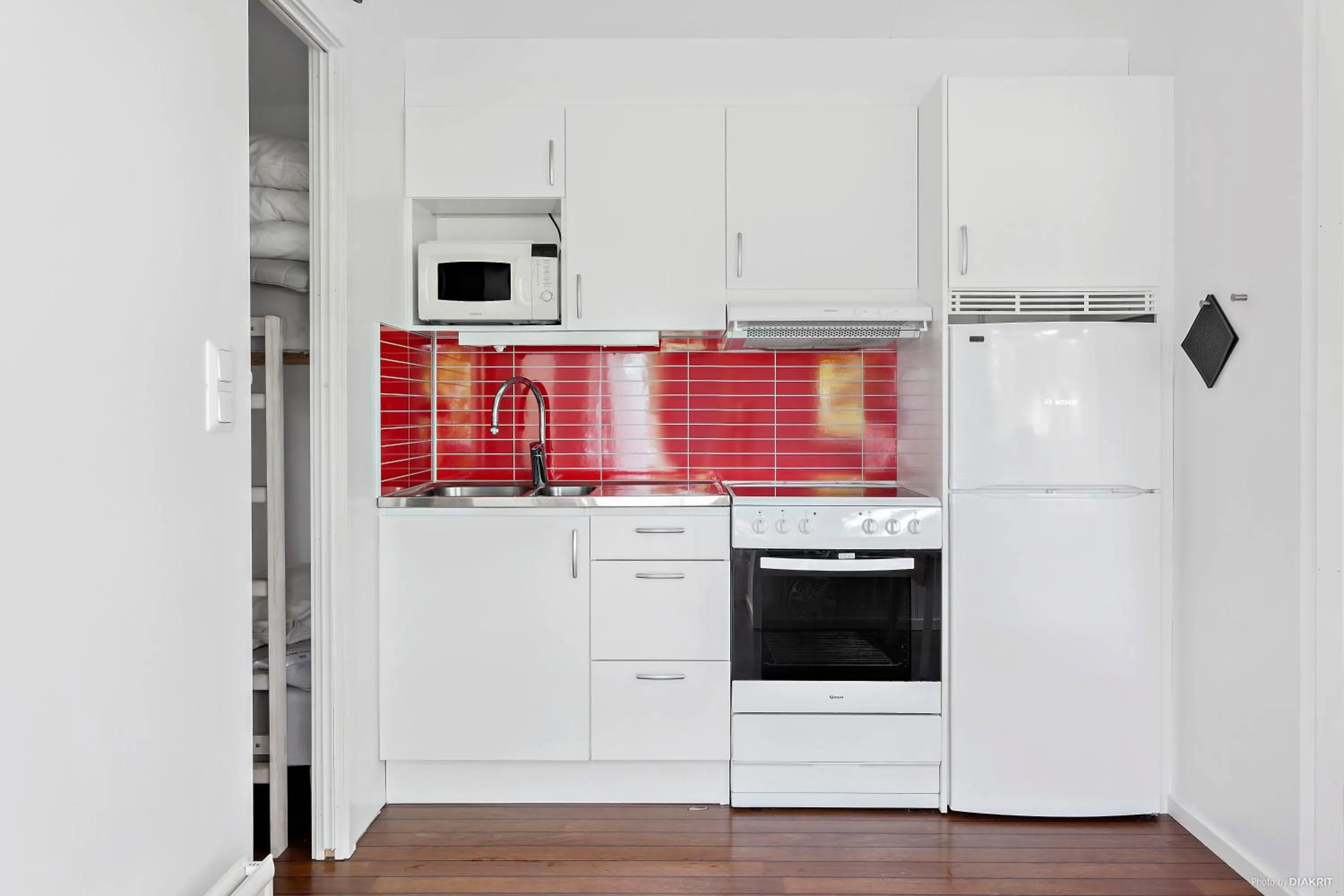 Kitchen or kitchenette in First Camp Sibbarp-Malmö