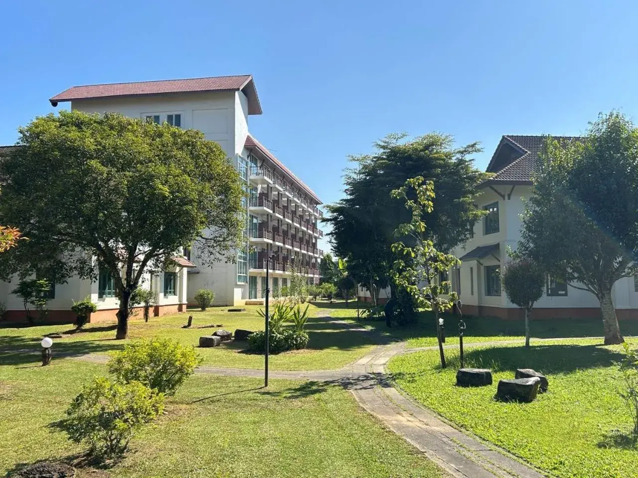 Property building in Teak Garden Resort, Chiang Rai Property building in Teak Garden Resort, Chiang Rai