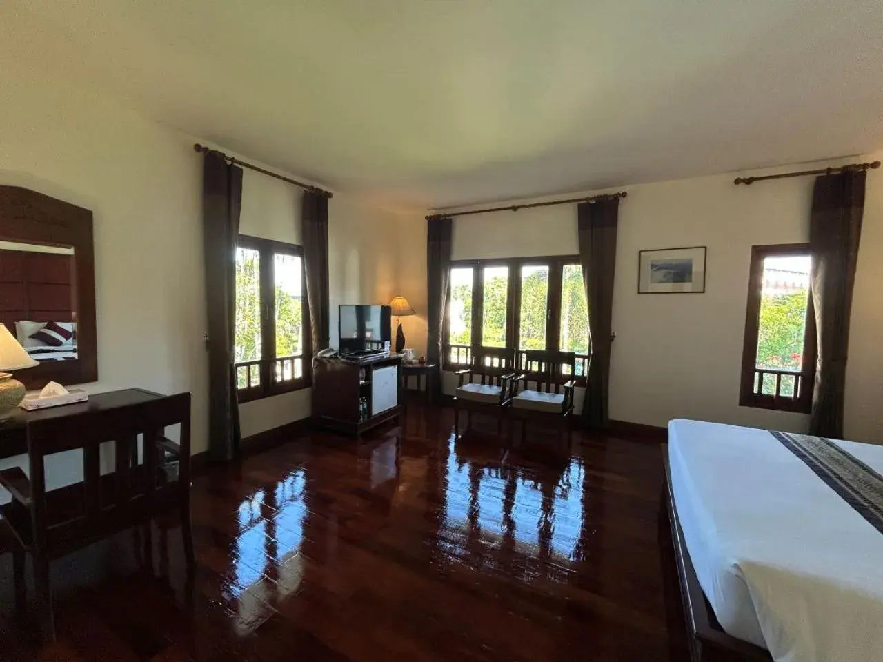 Bedroom, Bed in Teak Garden Resort, Chiang Rai Bedroom, Bed in Teak Garden Resort, Chiang Rai