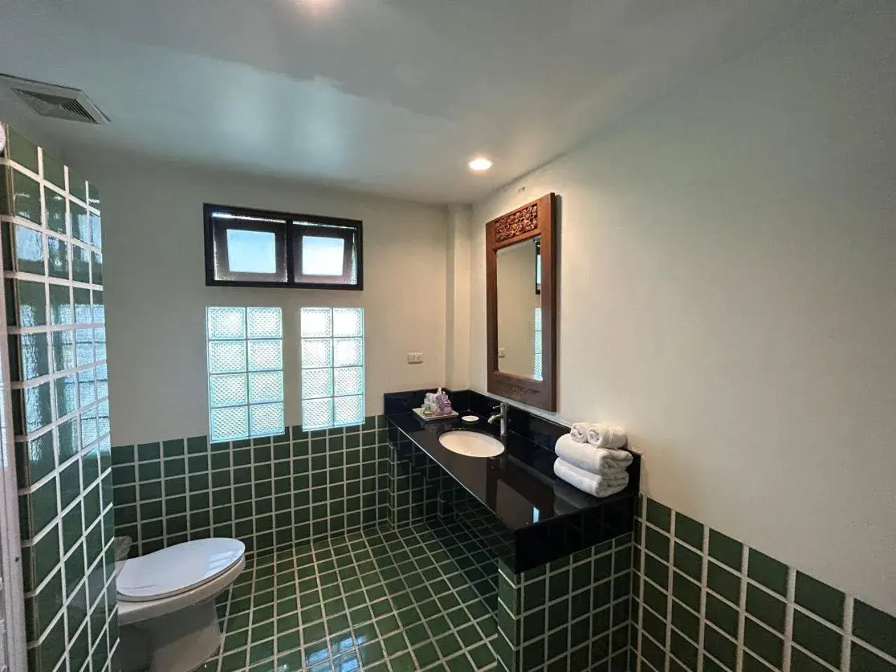 Bathroom in Teak Garden Resort, Chiang Rai Bathroom in Teak Garden Resort, Chiang Rai