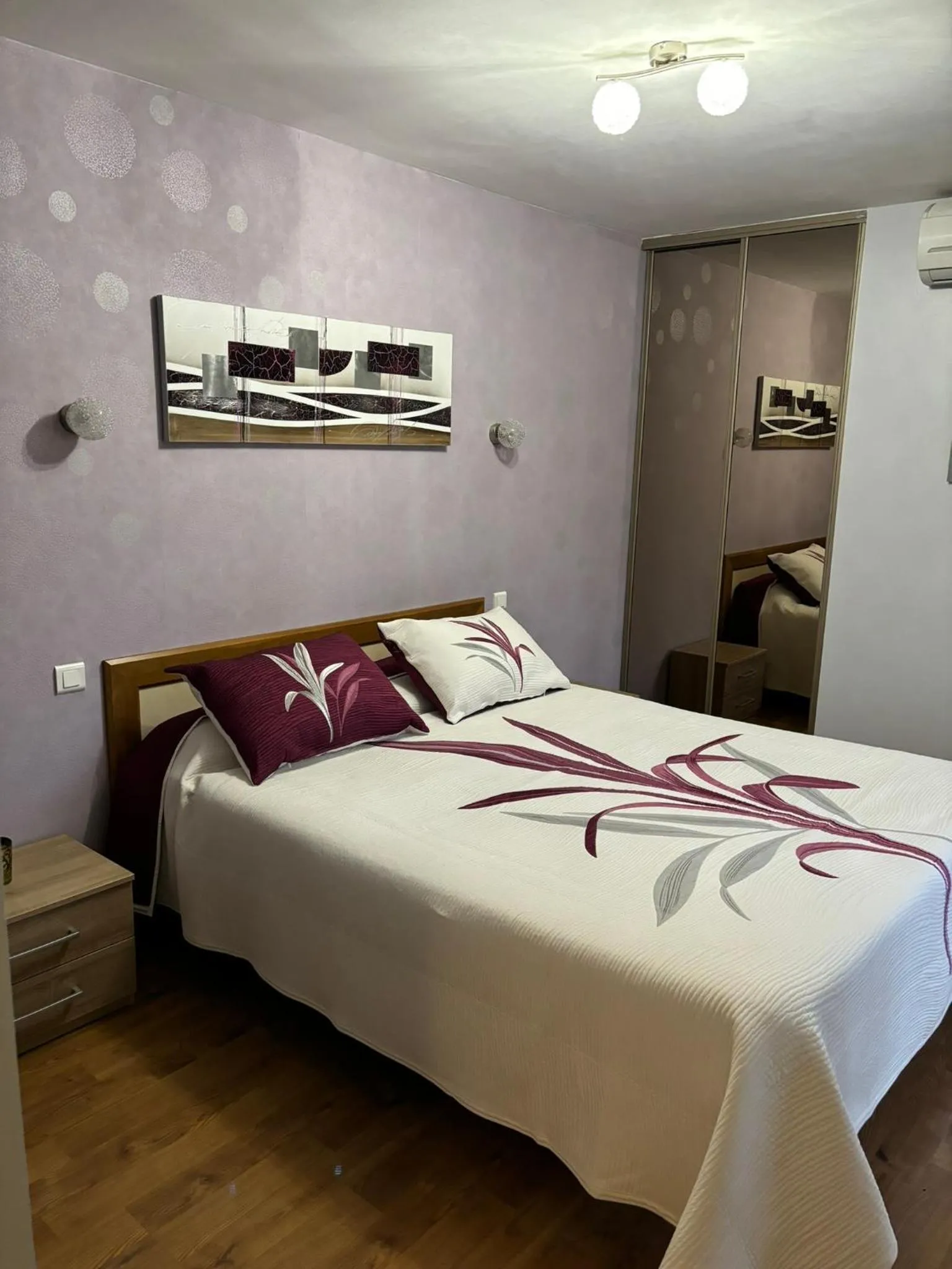 Bed in La Roseraie