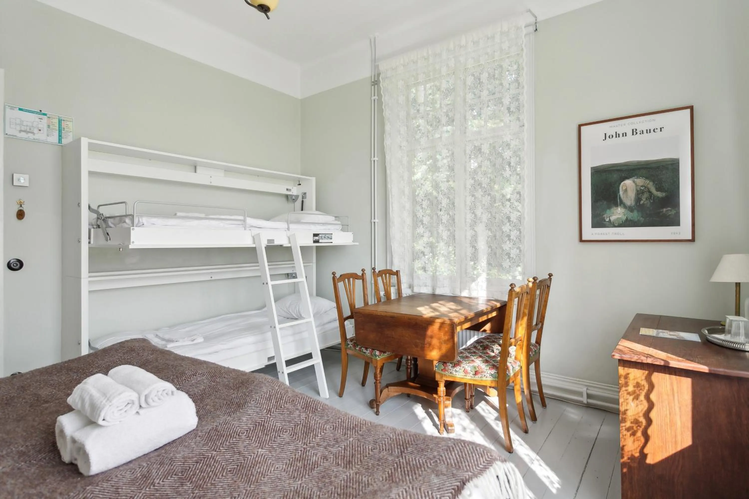 Bed in STF Villa Söderåsen B&B