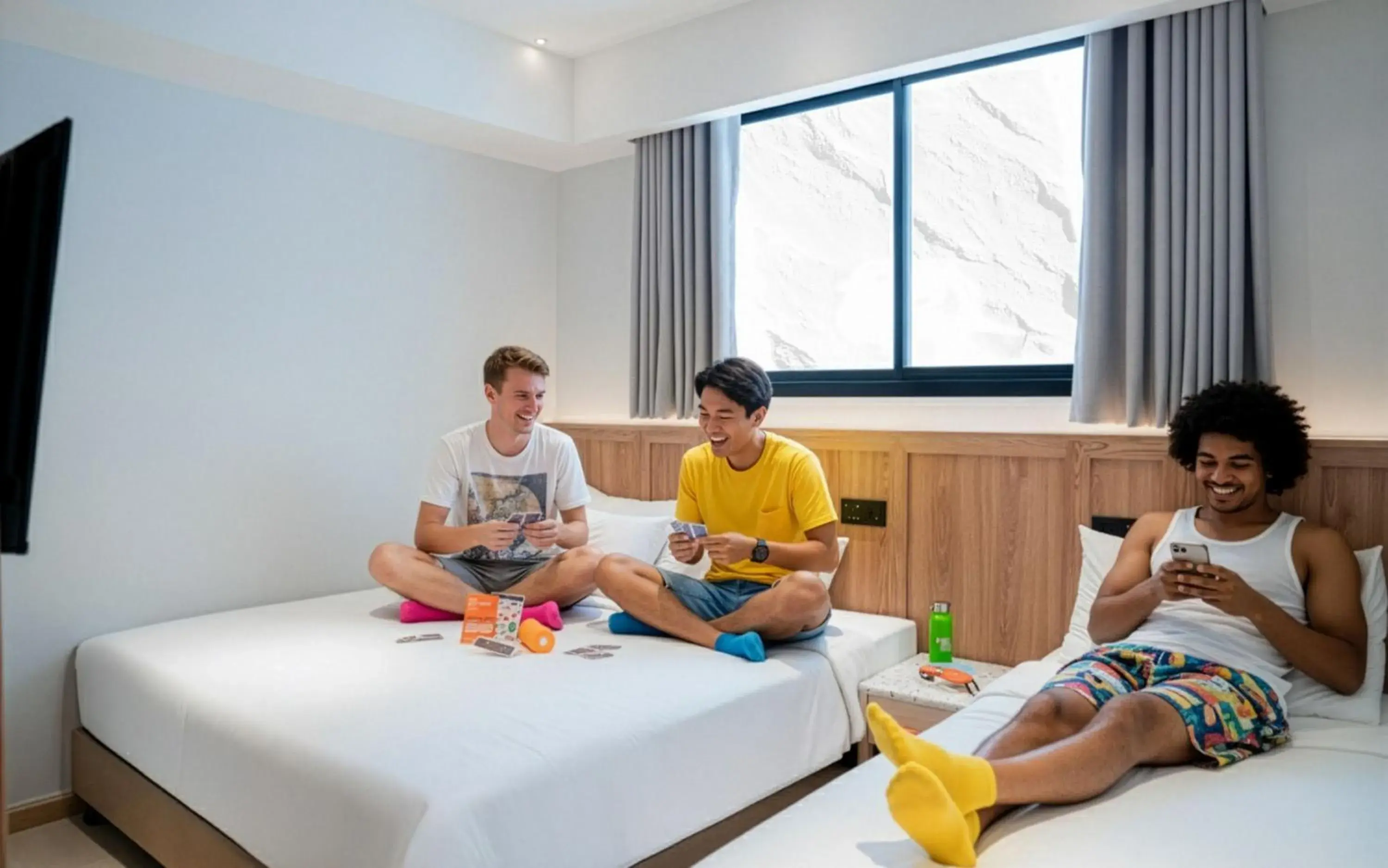 Photo of the whole room, Bed in Lub d Bangkok Siam - New Look, Across from MBK & Skytrain Access Photo of the whole room, Bed in Lub d Bangkok Siam - New Look, Across from MBK & Skytrain Access