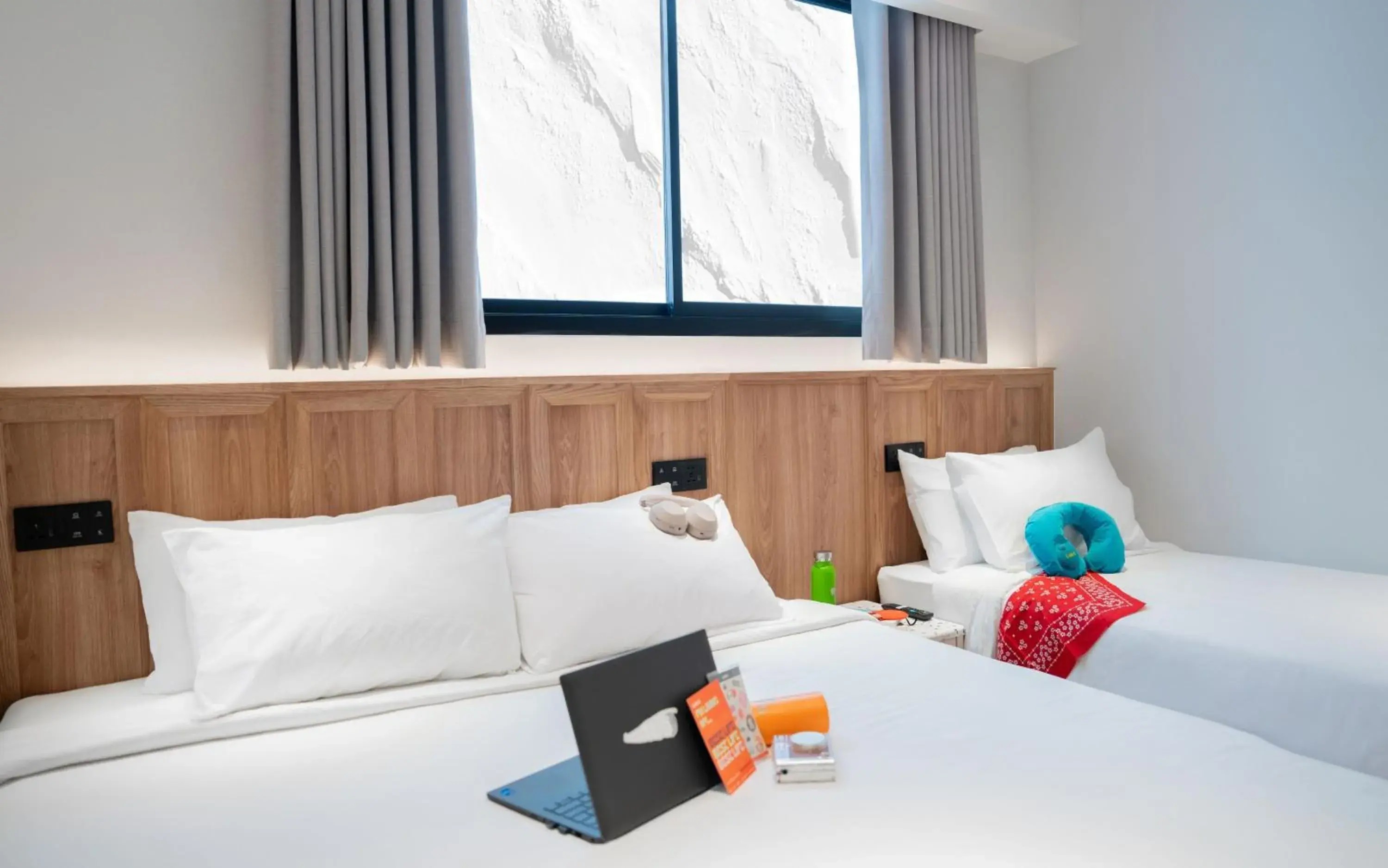 Bed in Lub d Bangkok Siam - New Look, Across from MBK & Skytrain Access Bed in Lub d Bangkok Siam - New Look, Across from MBK & Skytrain Access