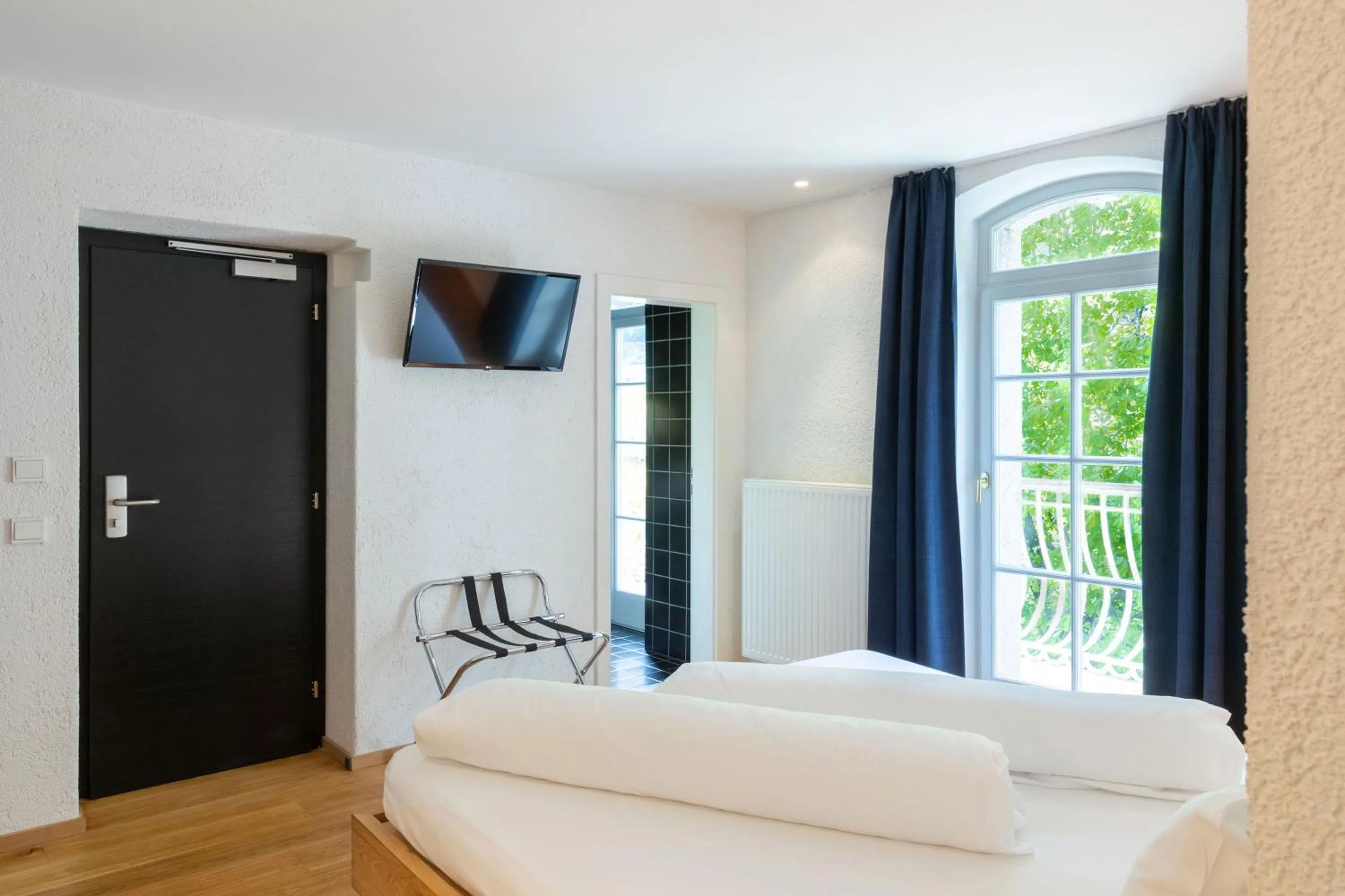 Bed in Hotel Sachsenklemme