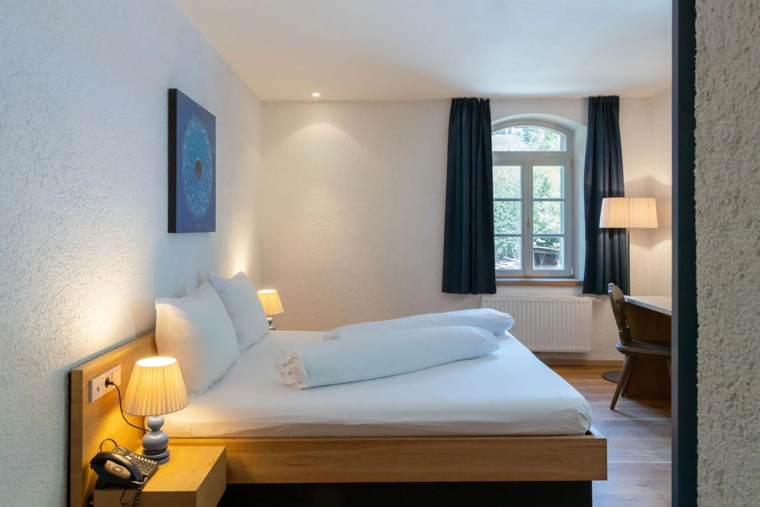 Bed in Hotel Sachsenklemme