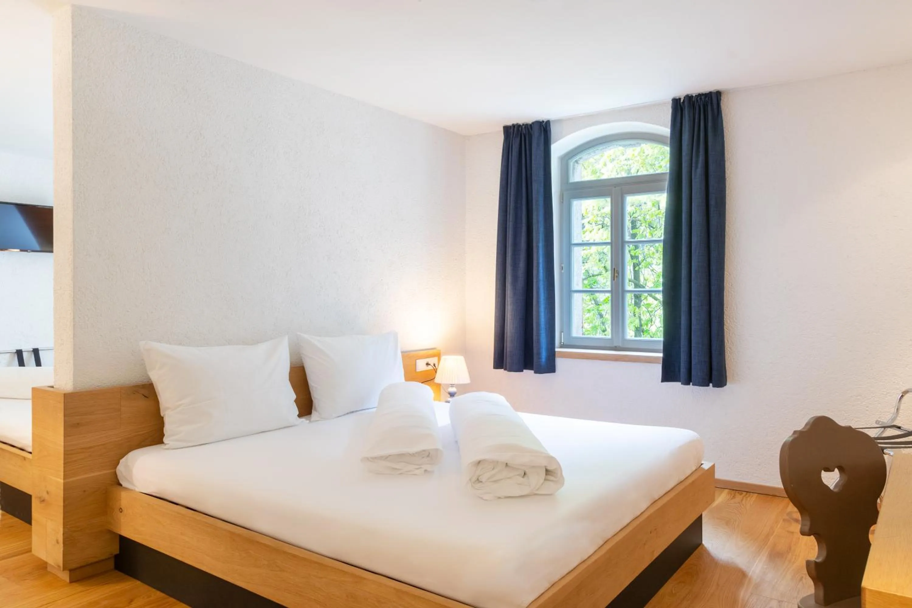 Bed in Hotel Sachsenklemme