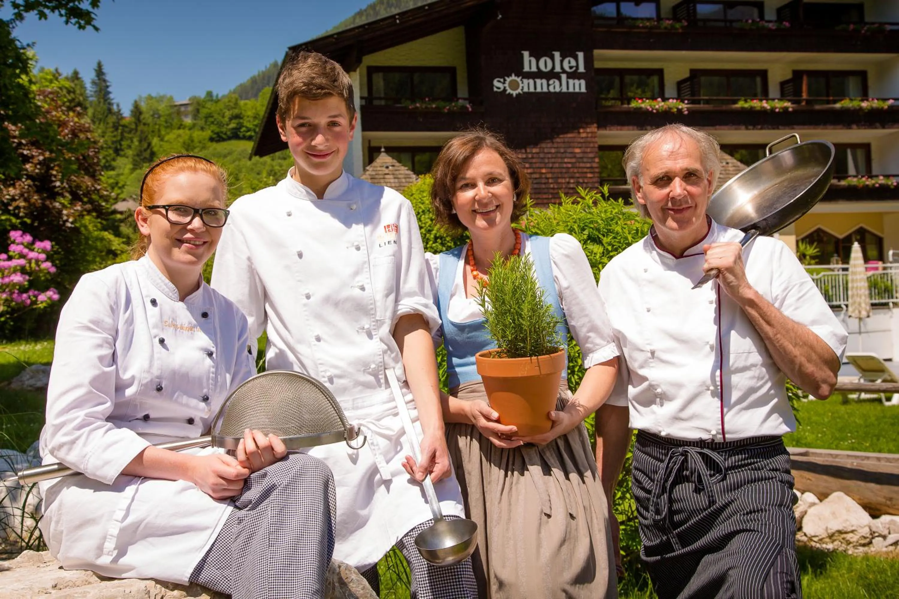 Staff in Hotel Sonnalm - SPA,Idyll,Dining