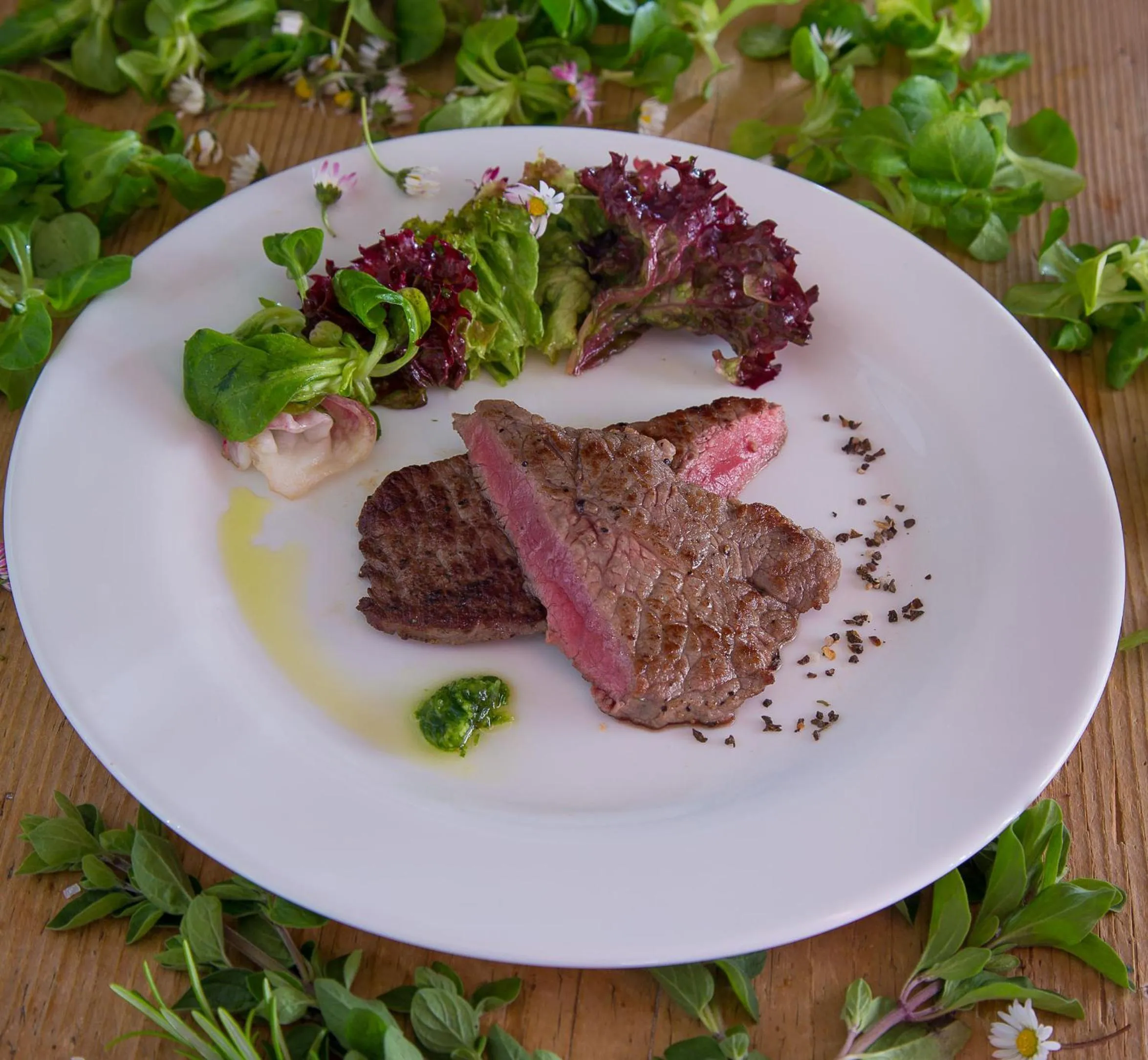 Food close-up in Hotel Sonnalm - SPA,Idyll,Dining