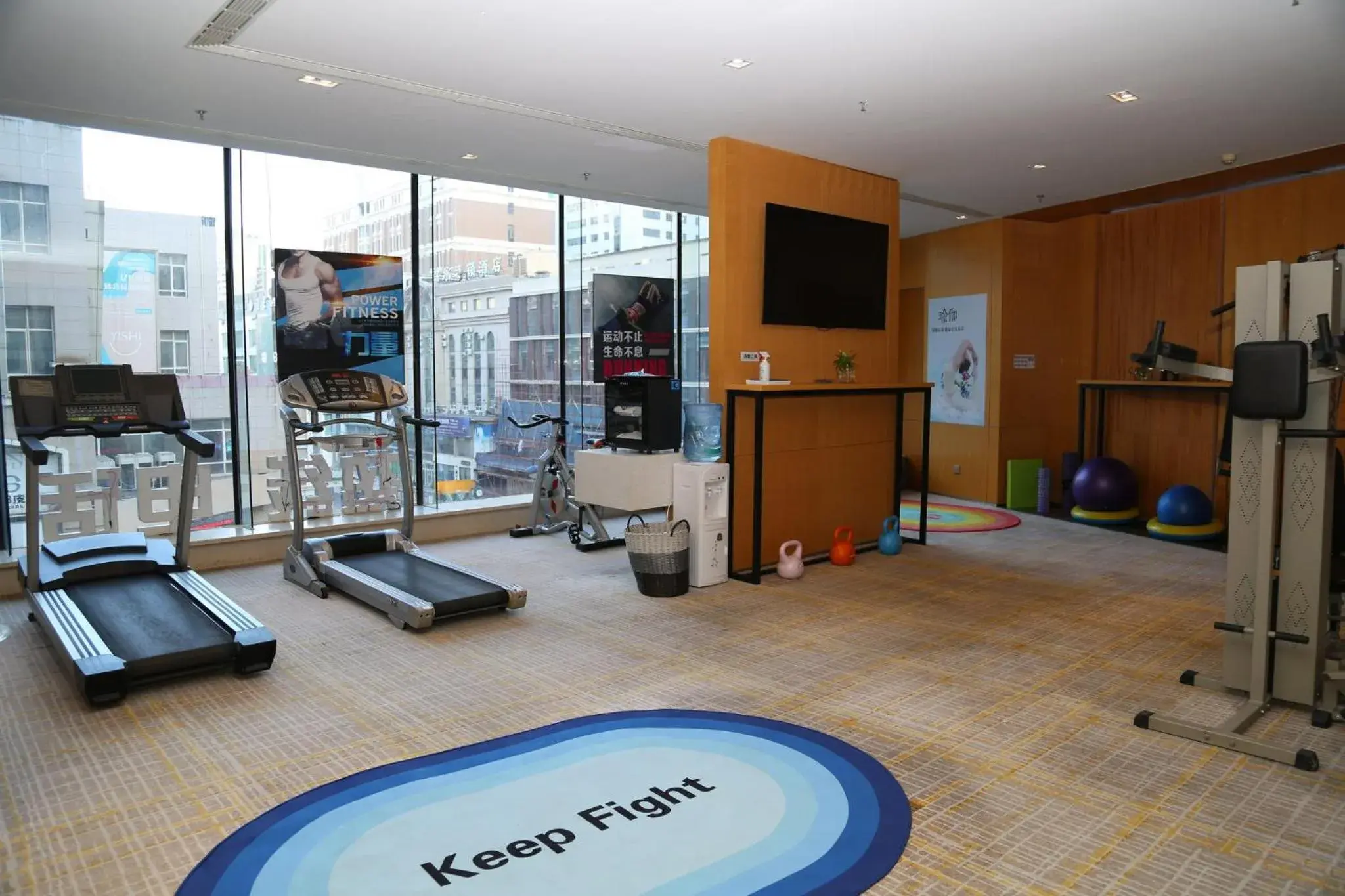 Fitness centre/facilities in Holiday Inn Express City Centre Dalian by IHG Fitness centre/facilities in Holiday Inn Express City Centre Dalian by IHG