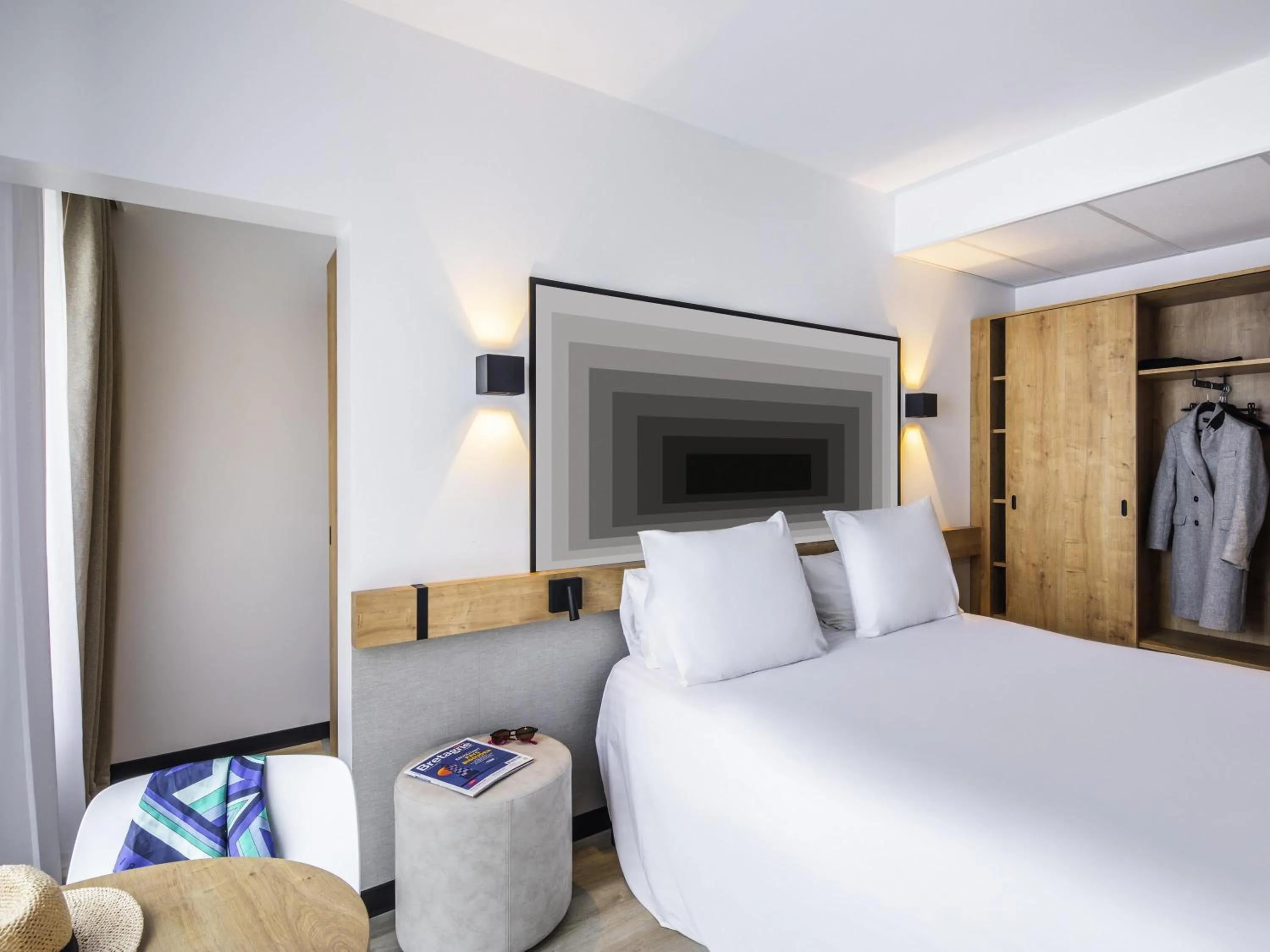 Bedroom, Bed in ibis Brest Centre