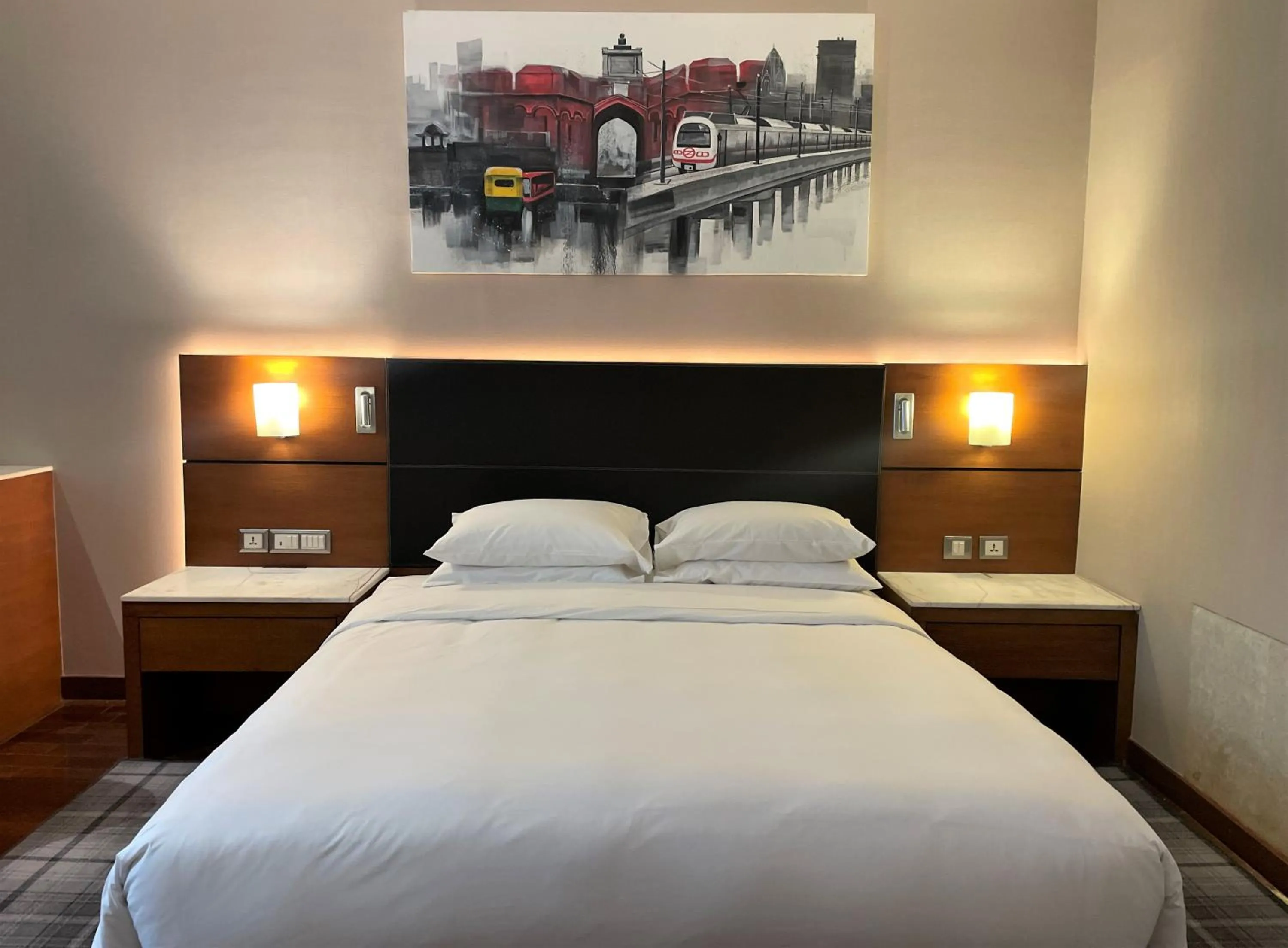 Bed in Hyatt Centric Janakpuri New Delhi