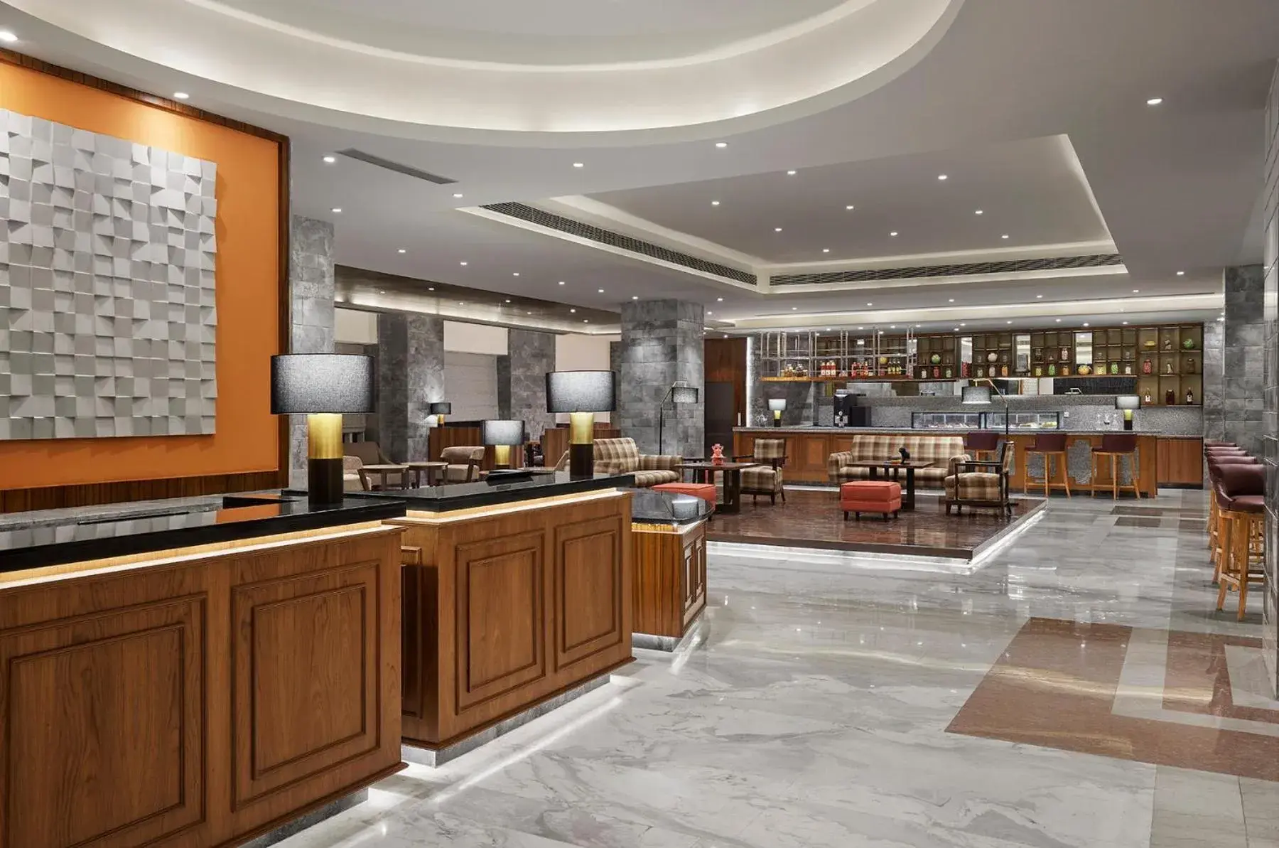 Lobby or reception in Hyatt Centric Janakpuri New Delhi Lobby or reception in Hyatt Centric Janakpuri New Delhi