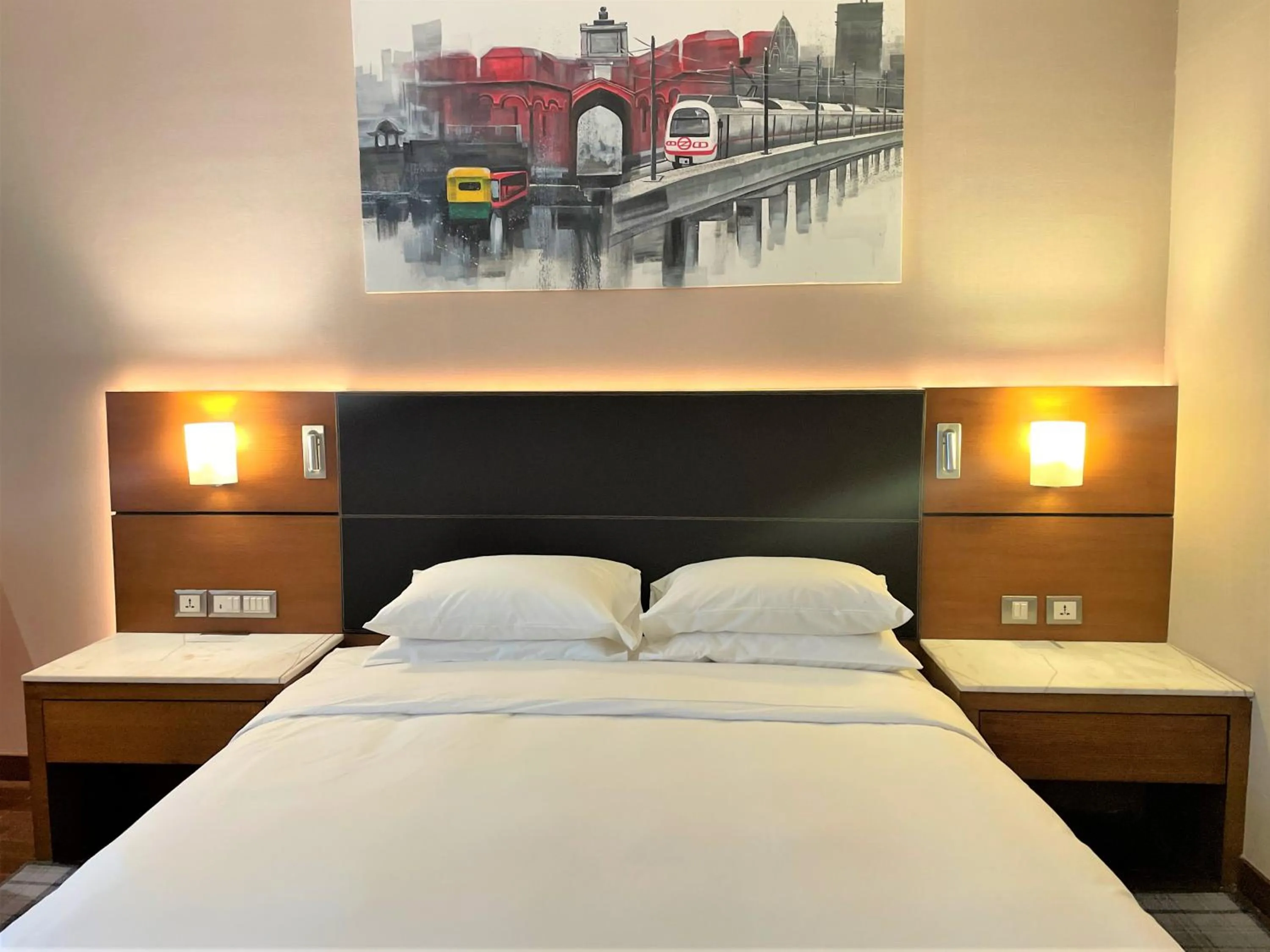 Bed in Hyatt Centric Janakpuri New Delhi