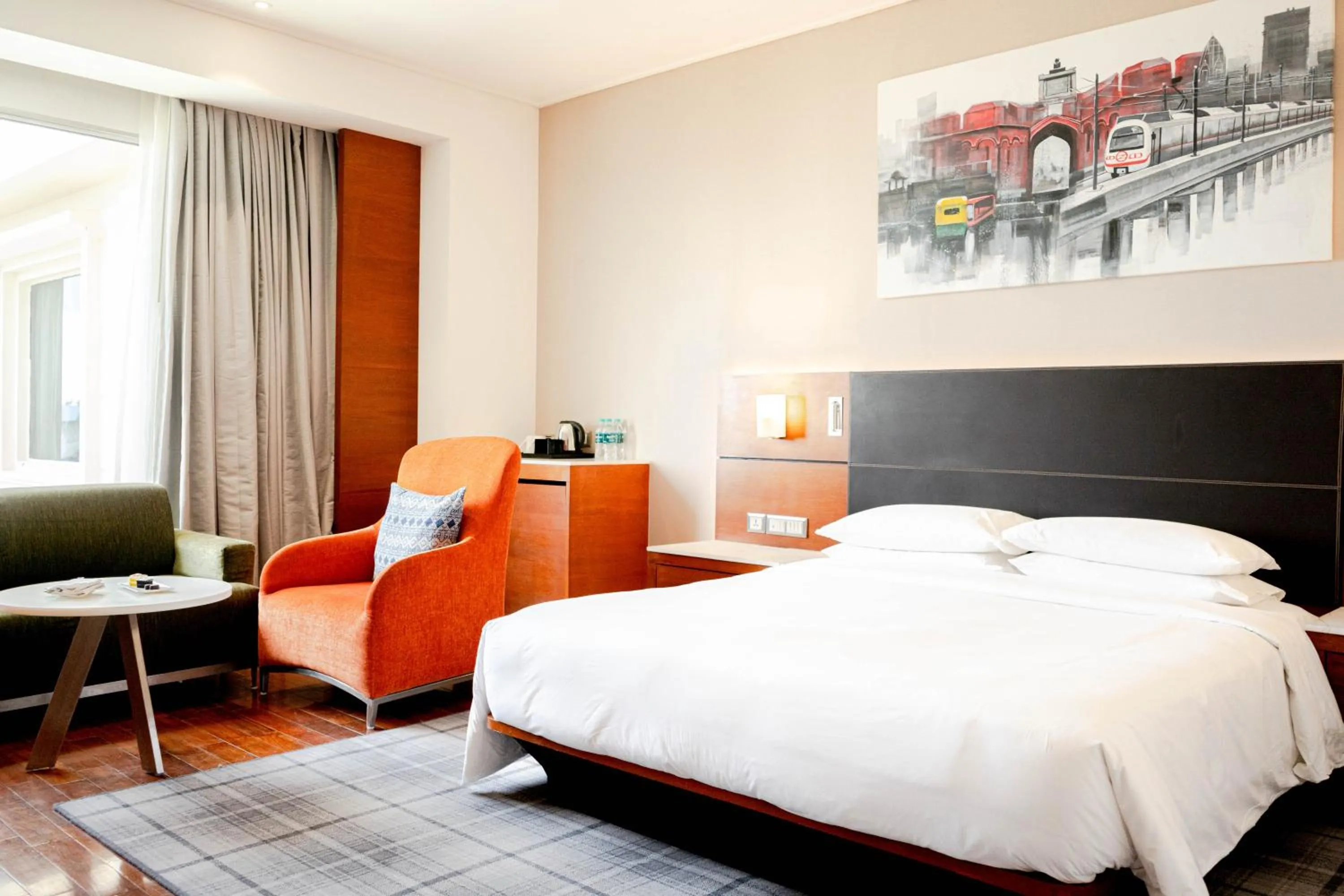 Photo of the whole room, Bed in Hyatt Centric Janakpuri New Delhi