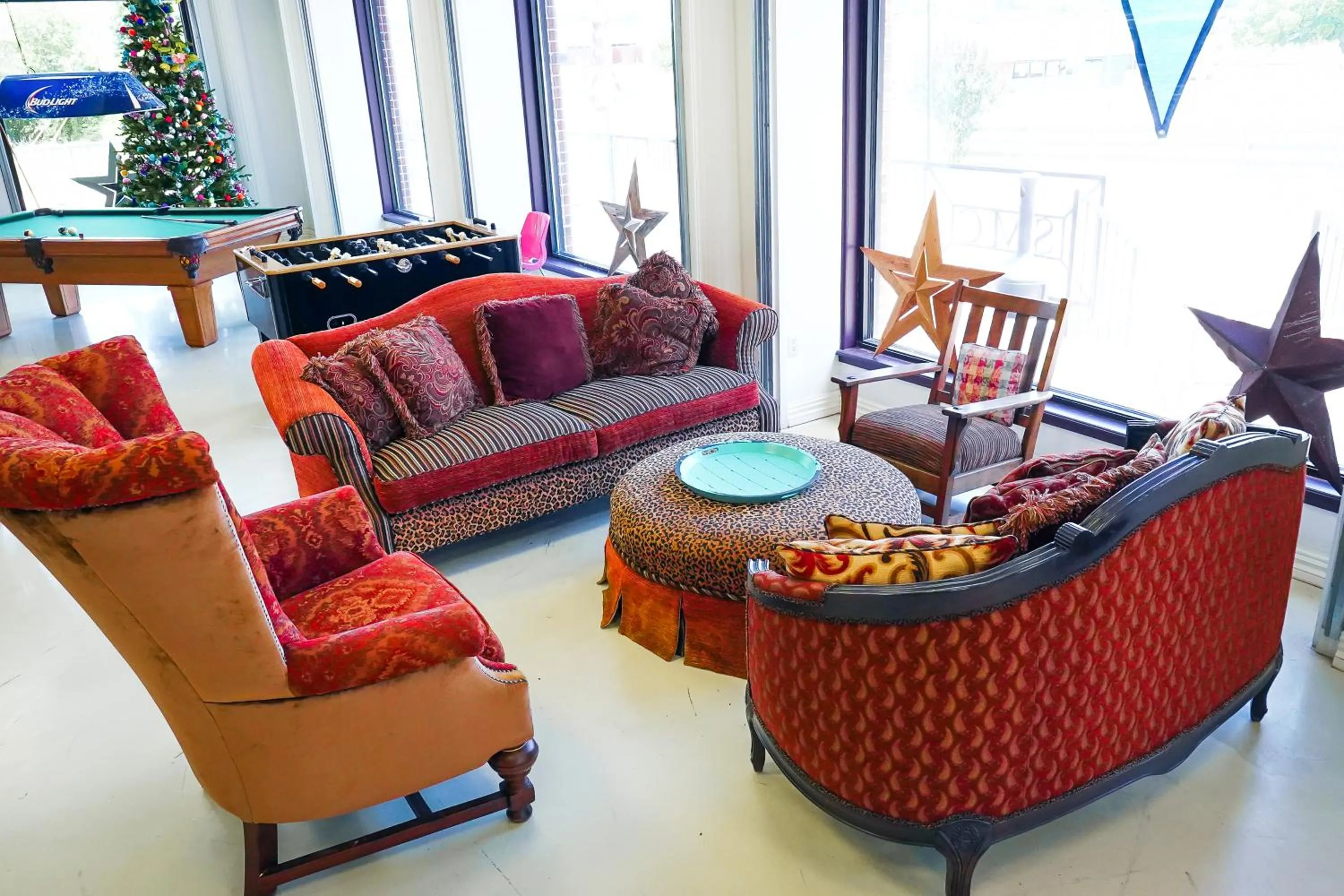 Lobby or reception in Lone Star Glamp Inn