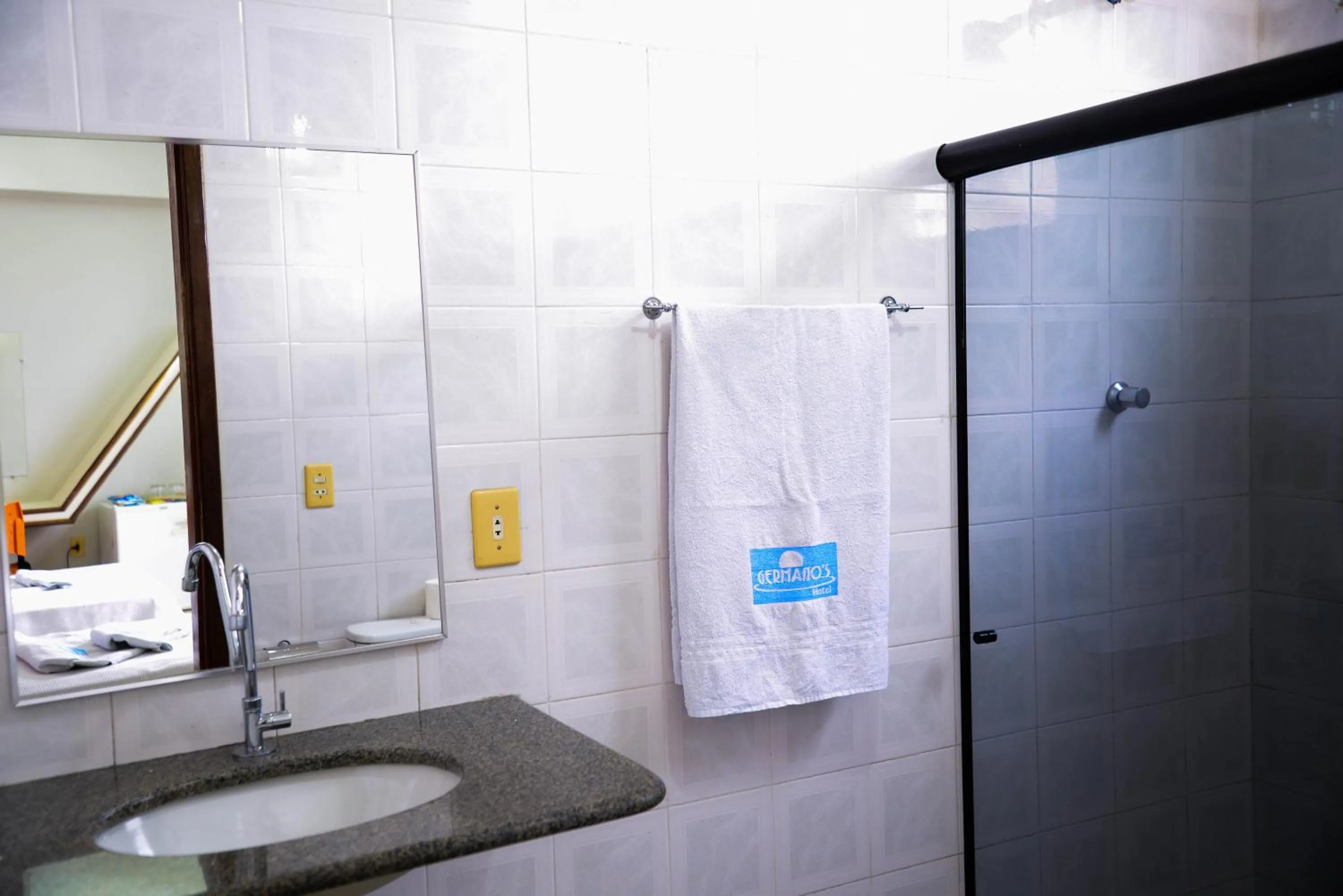 Bathroom in Germano's Hotel