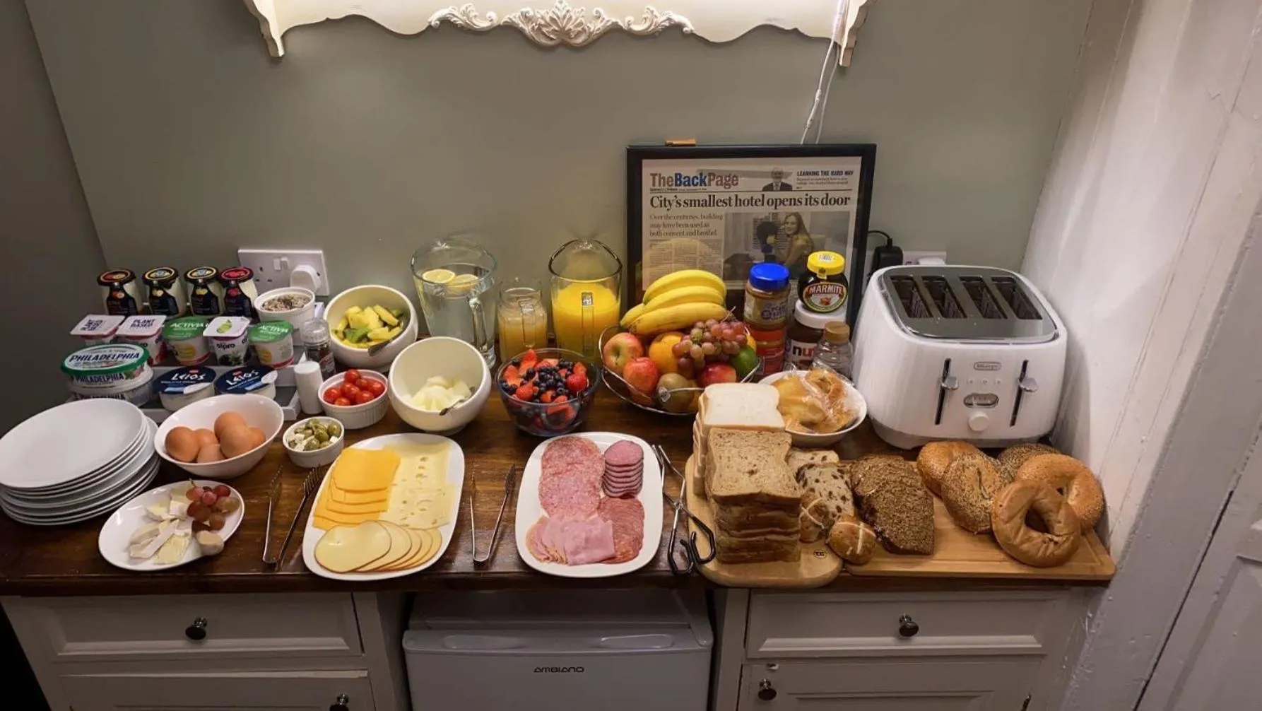 Kitchen or kitchenette in 7 Boutique Hotel