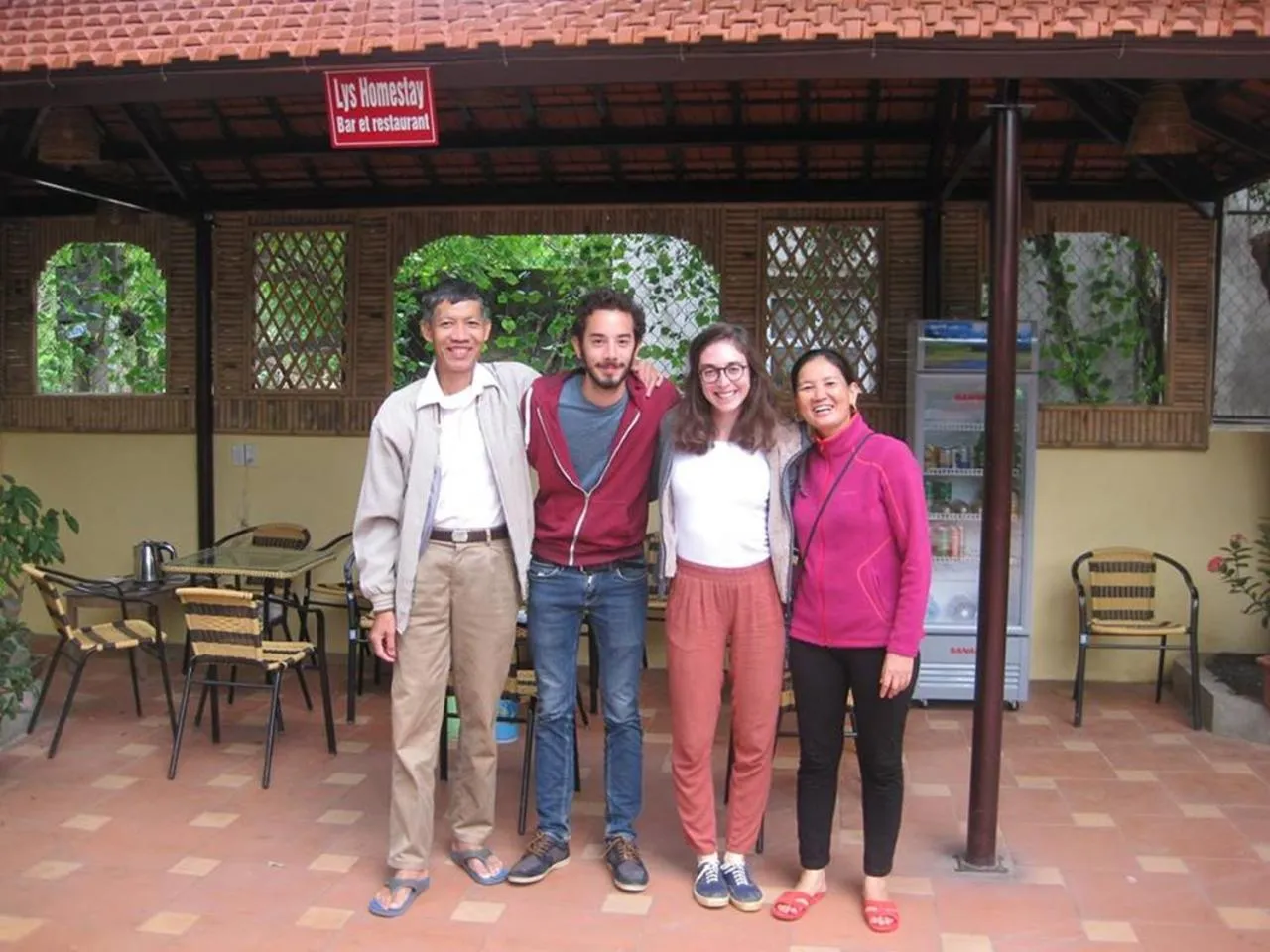 group of guests in Lys Homestay