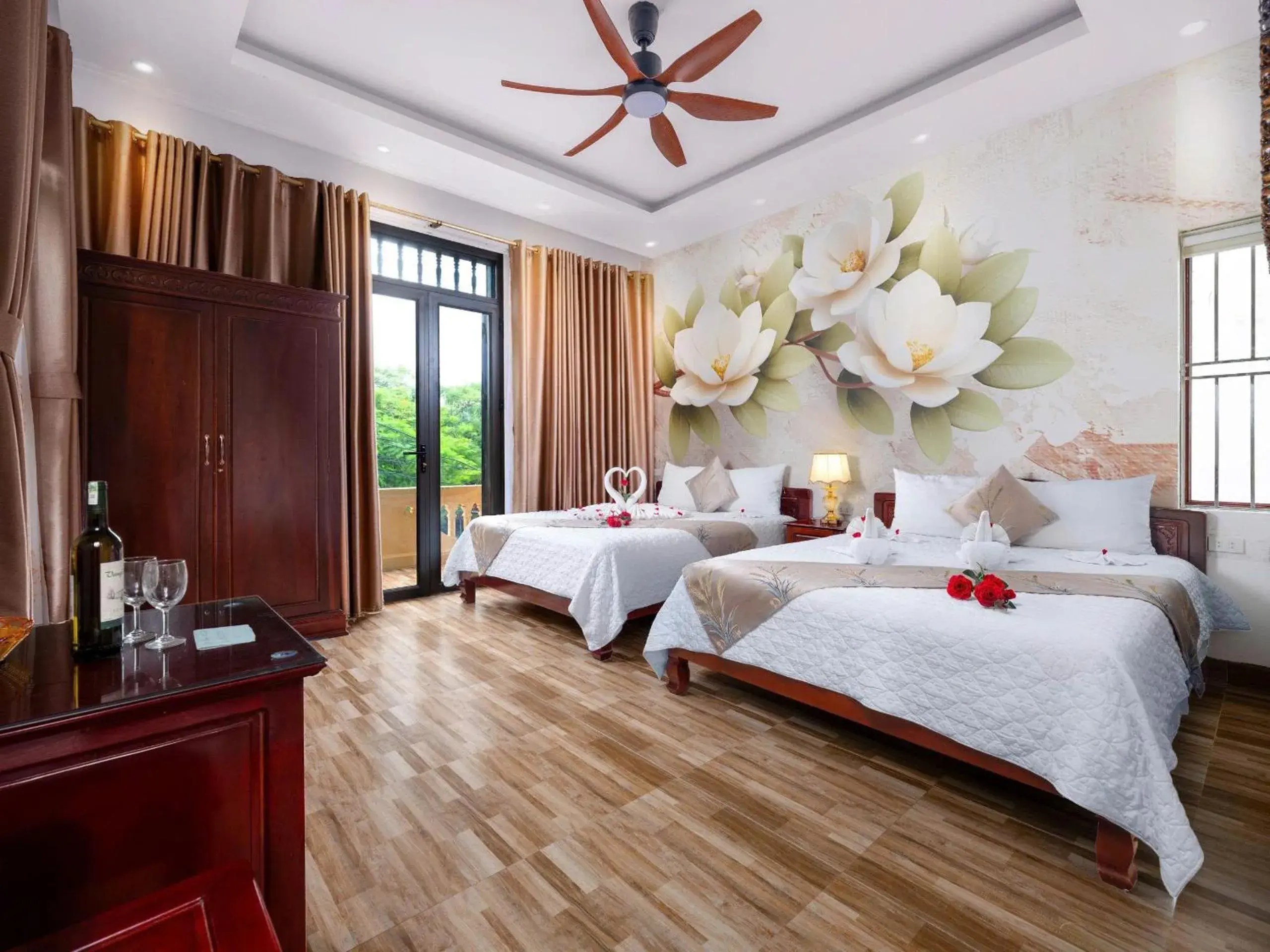 Deluxe Twin Room in Lys Homestay Deluxe Twin Room in Lys Homestay