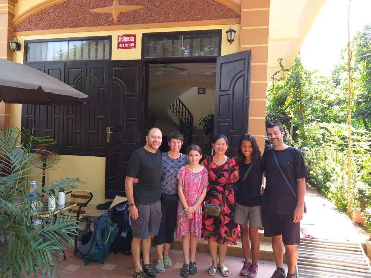 group of guests in Lys Homestay