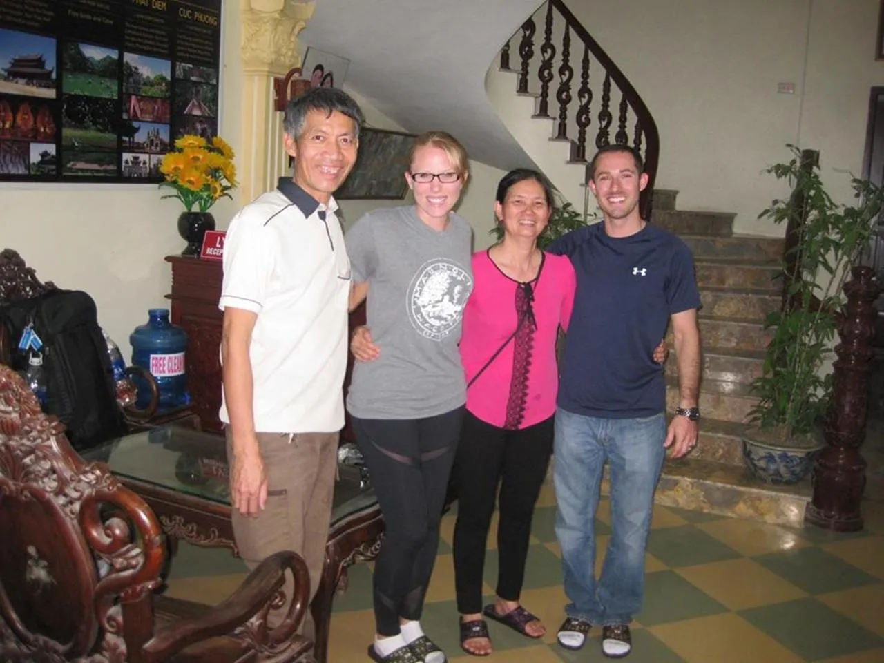 group of guests in Lys Homestay
