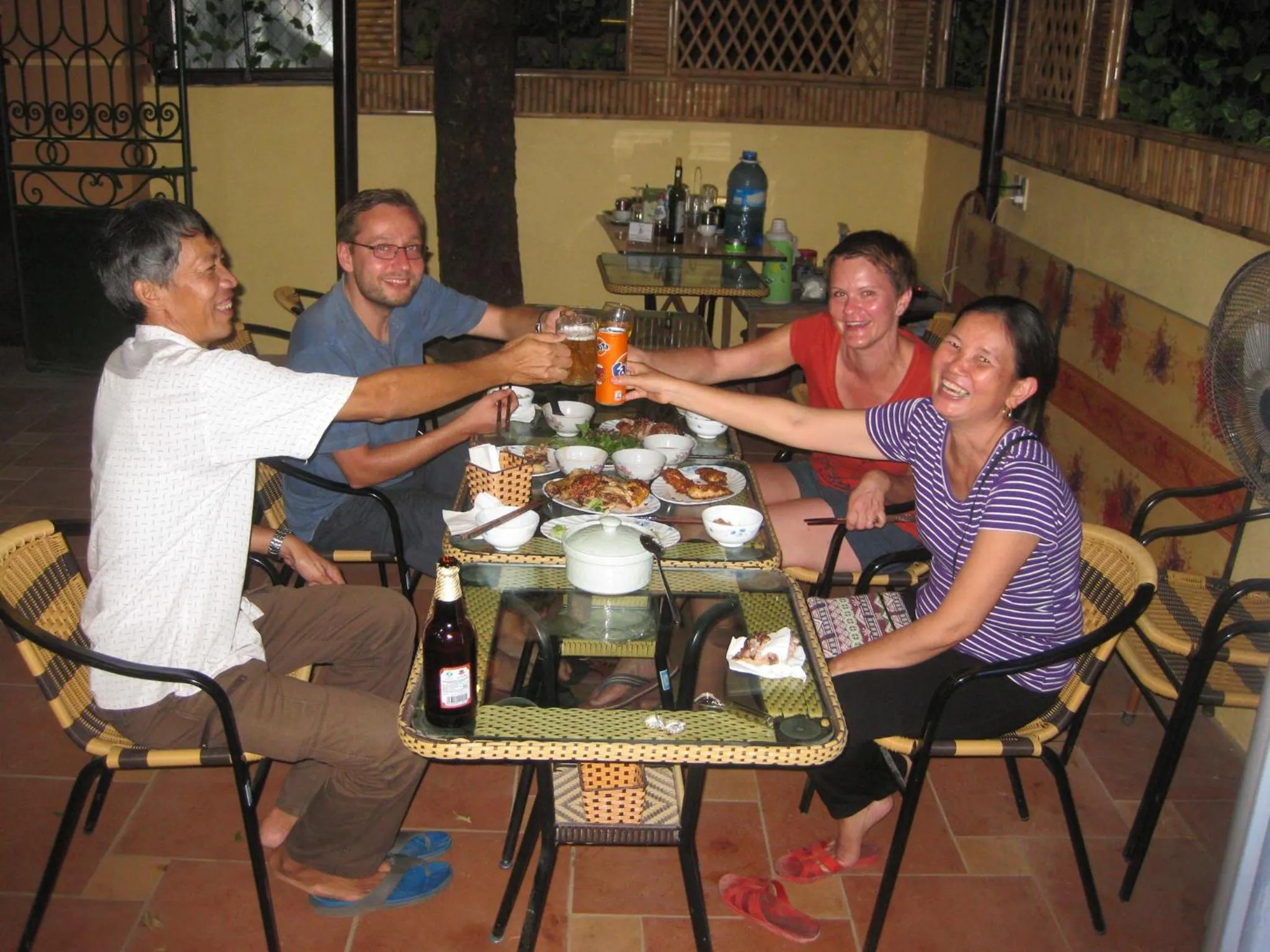 group of guests in Lys Homestay