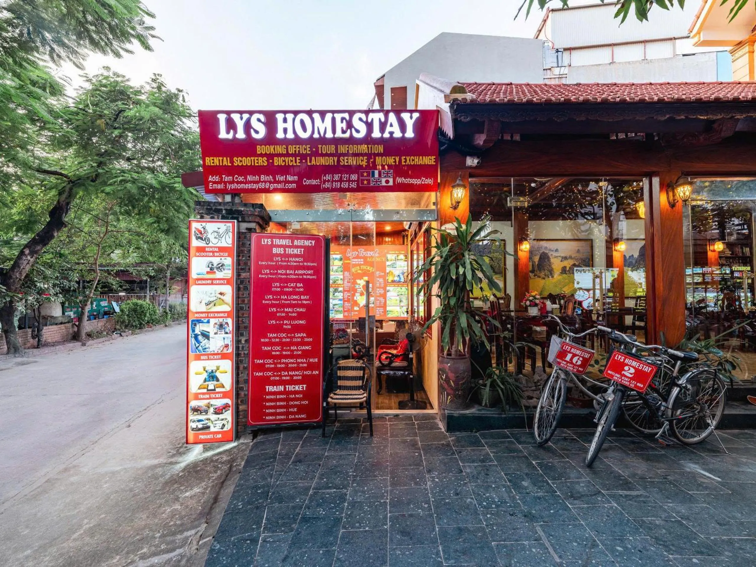 Street view in Lys Homestay