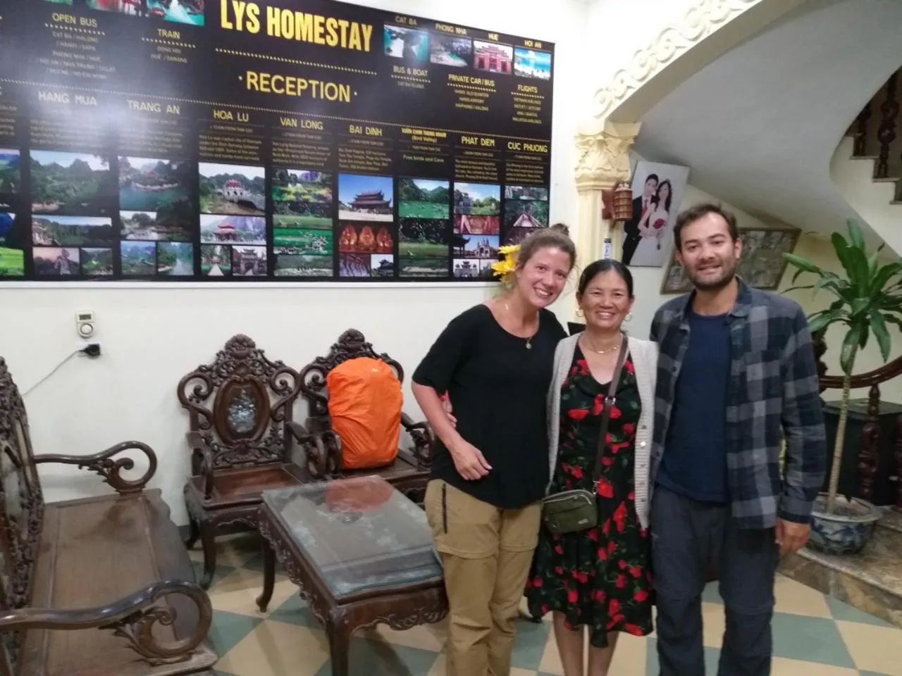 group of guests in Lys Homestay