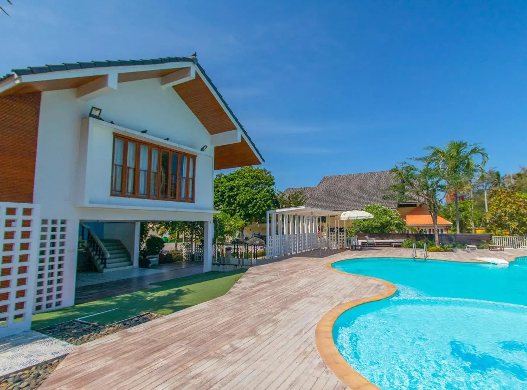 Property building in Bangsaphan Resort Property building in Bangsaphan Resort