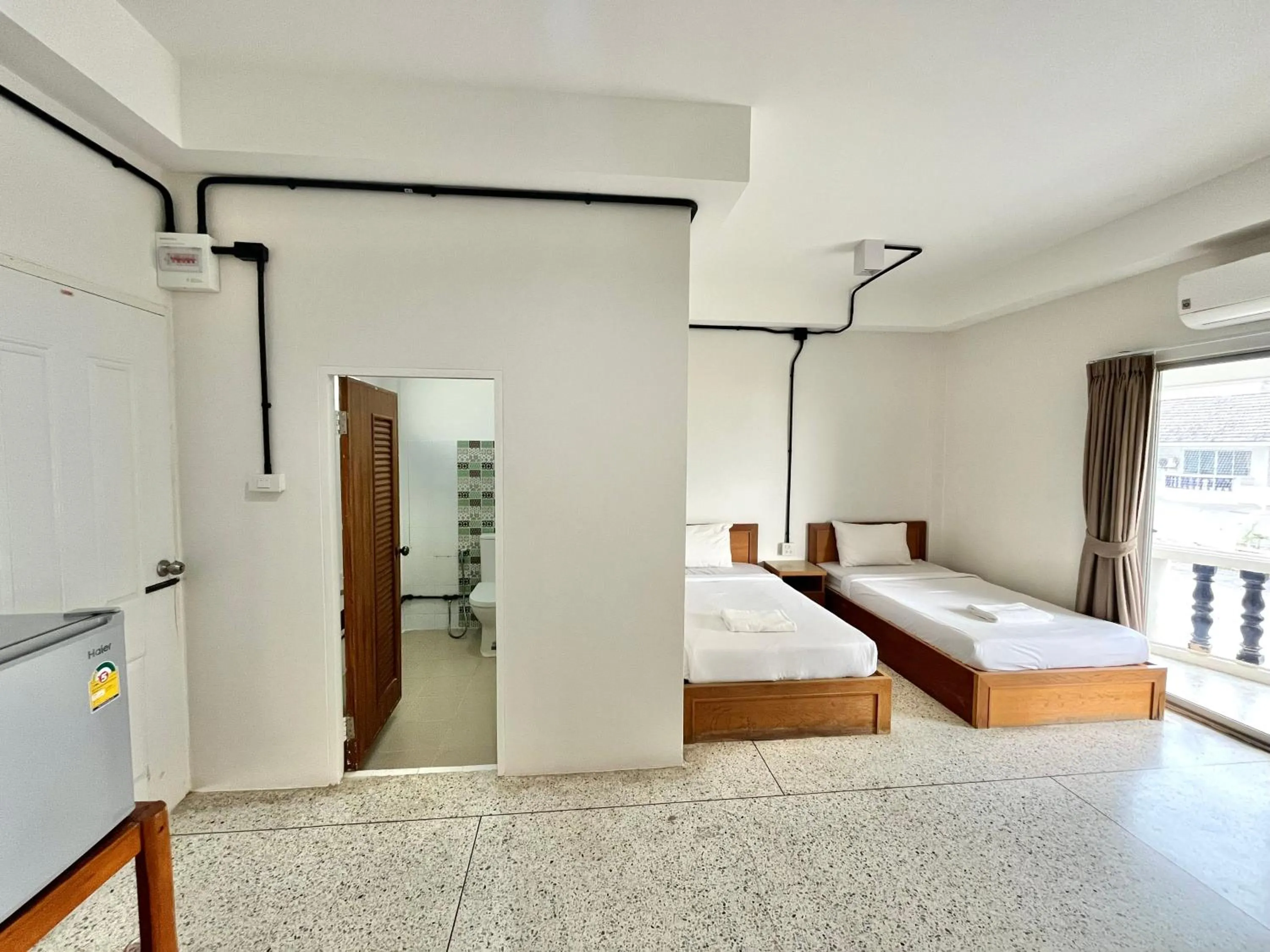 Bed in Bangsaphan Resort