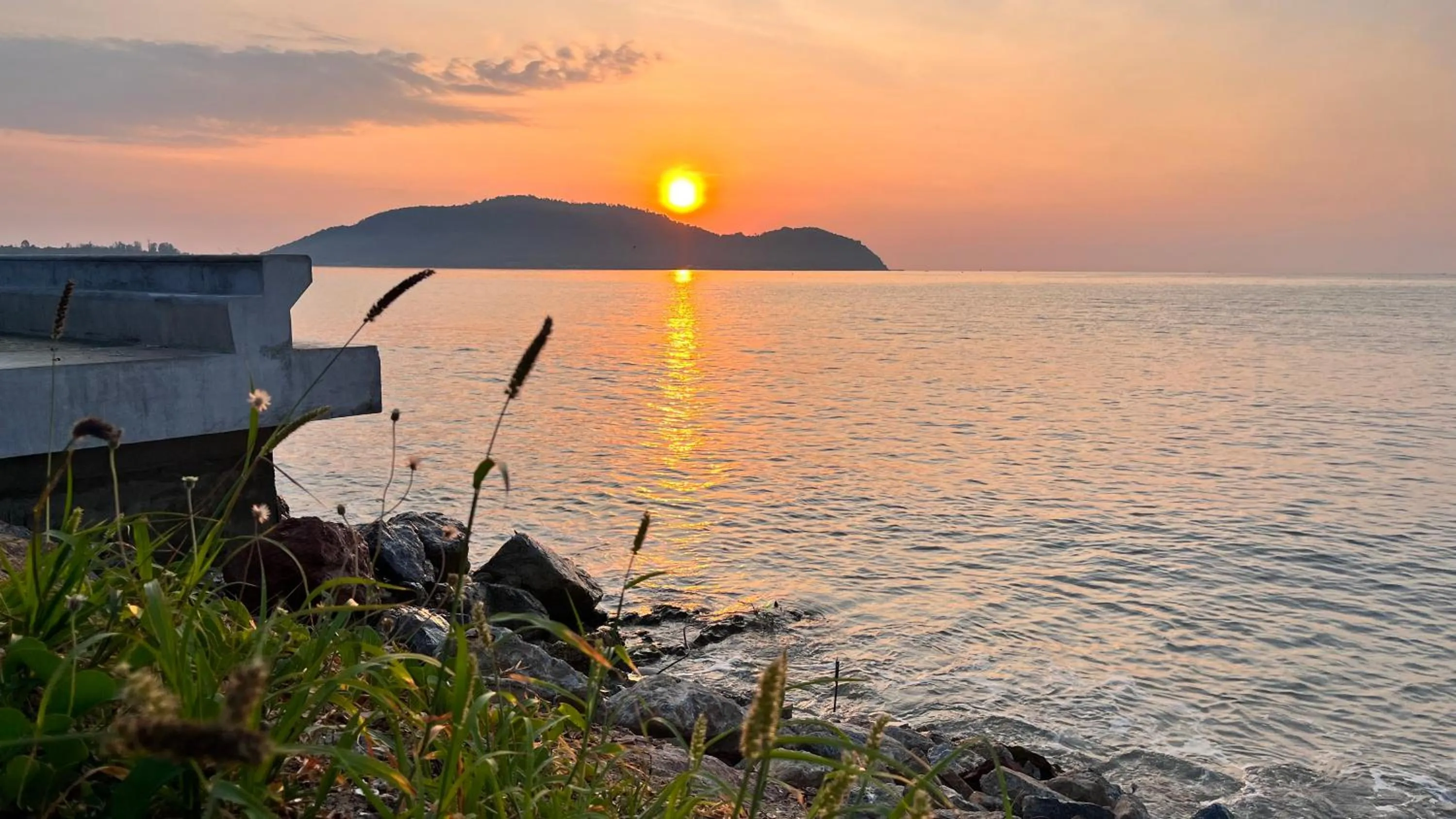 Sea view in Bangsaphan Resort