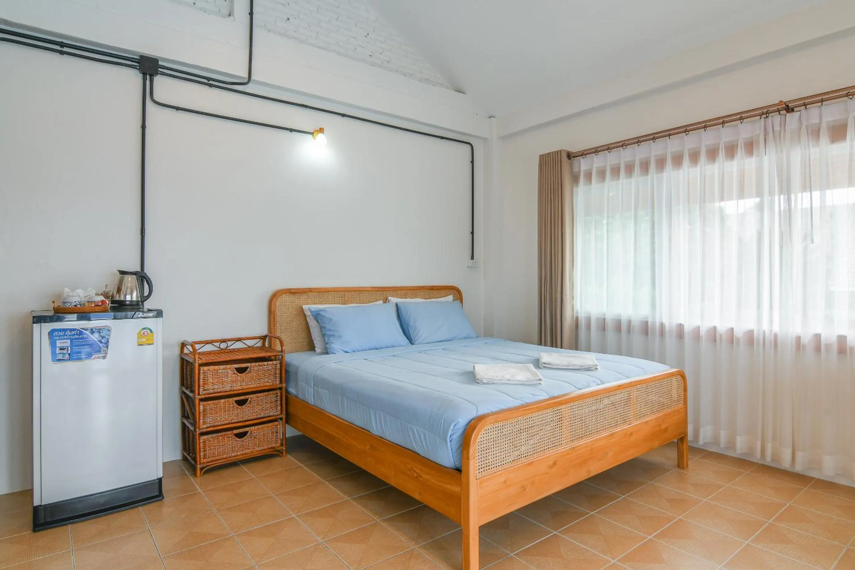 Bed in Bangsaphan Resort