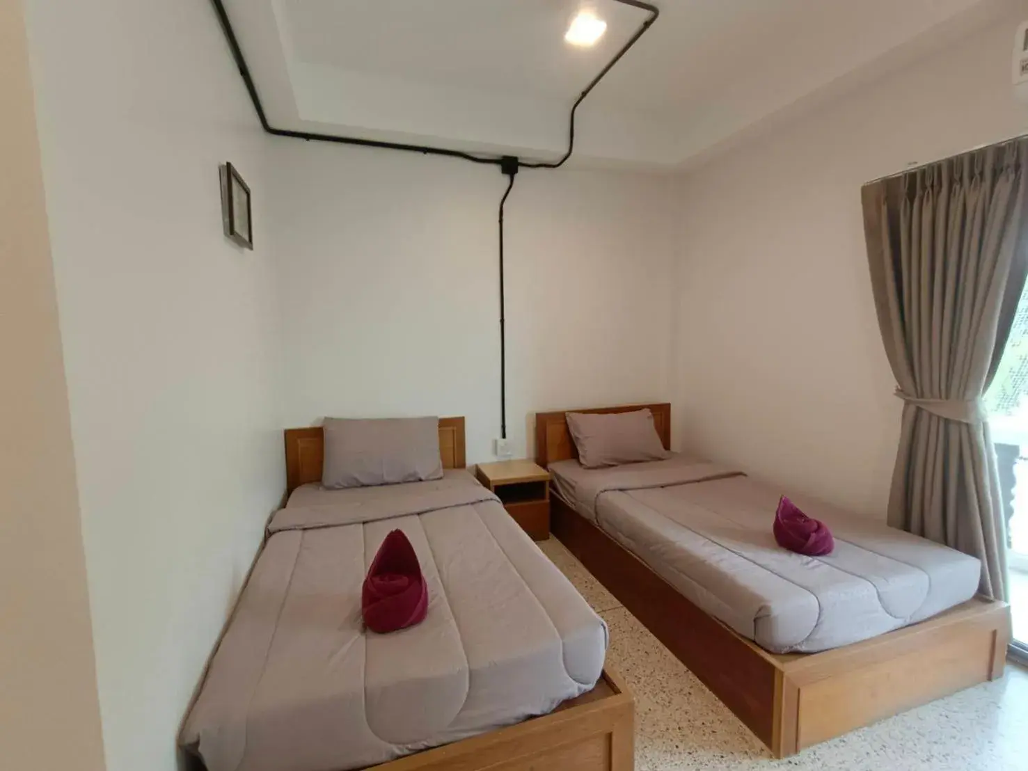 Bed in Bangsaphan Resort Bed in Bangsaphan Resort