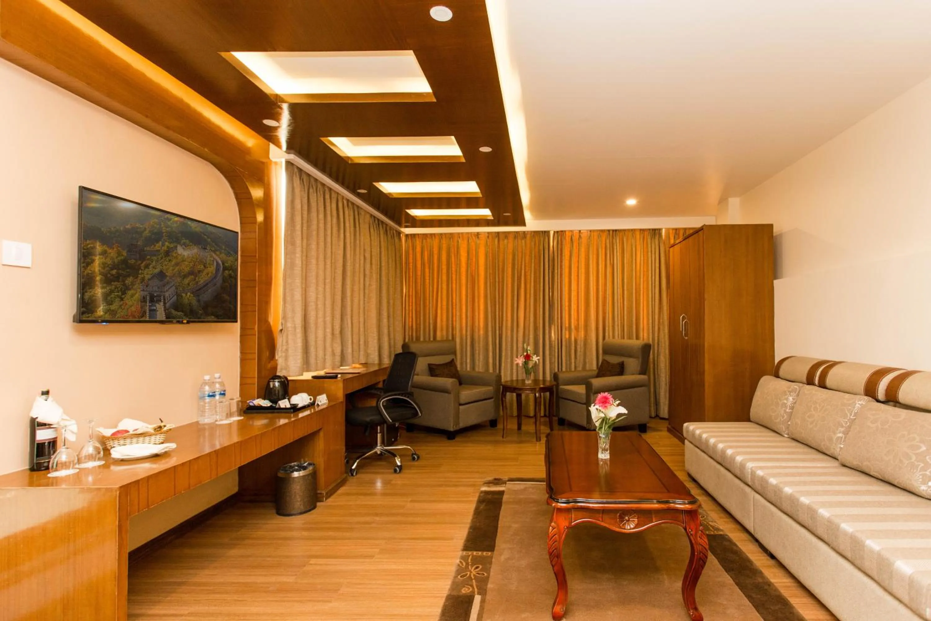 Seating area in Hotel Buddy