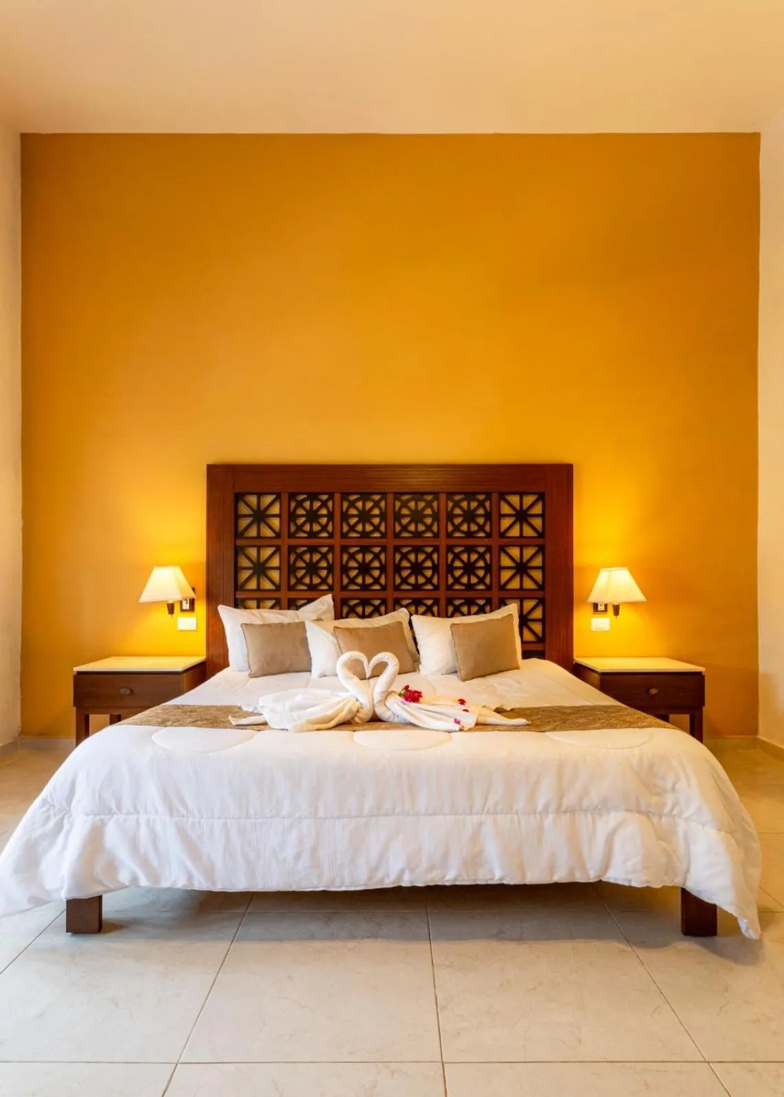 Bed in Tecnohotel Casa Villamar