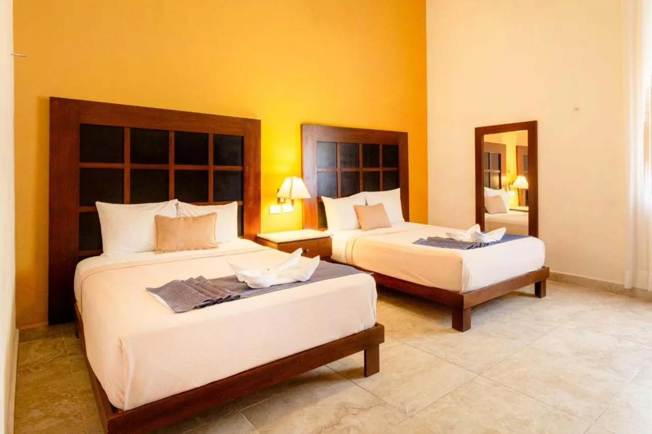 Bed in Tecnohotel Casa Villamar