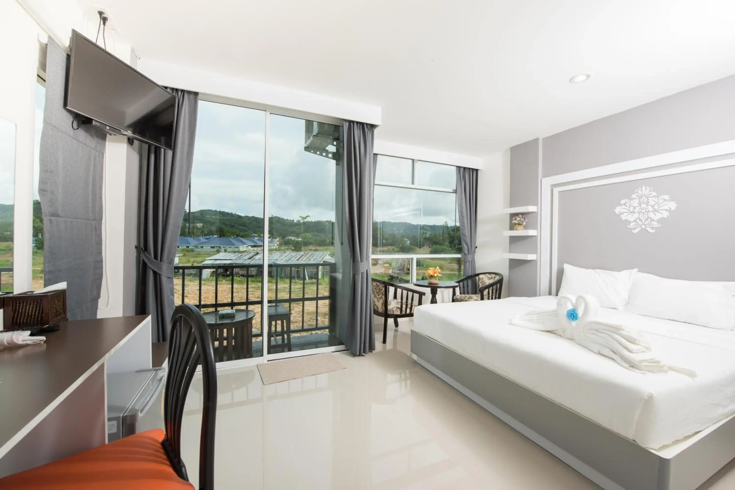 Decorative detail, Bed in Vacation Time House Decorative detail, Bed in Vacation Time House