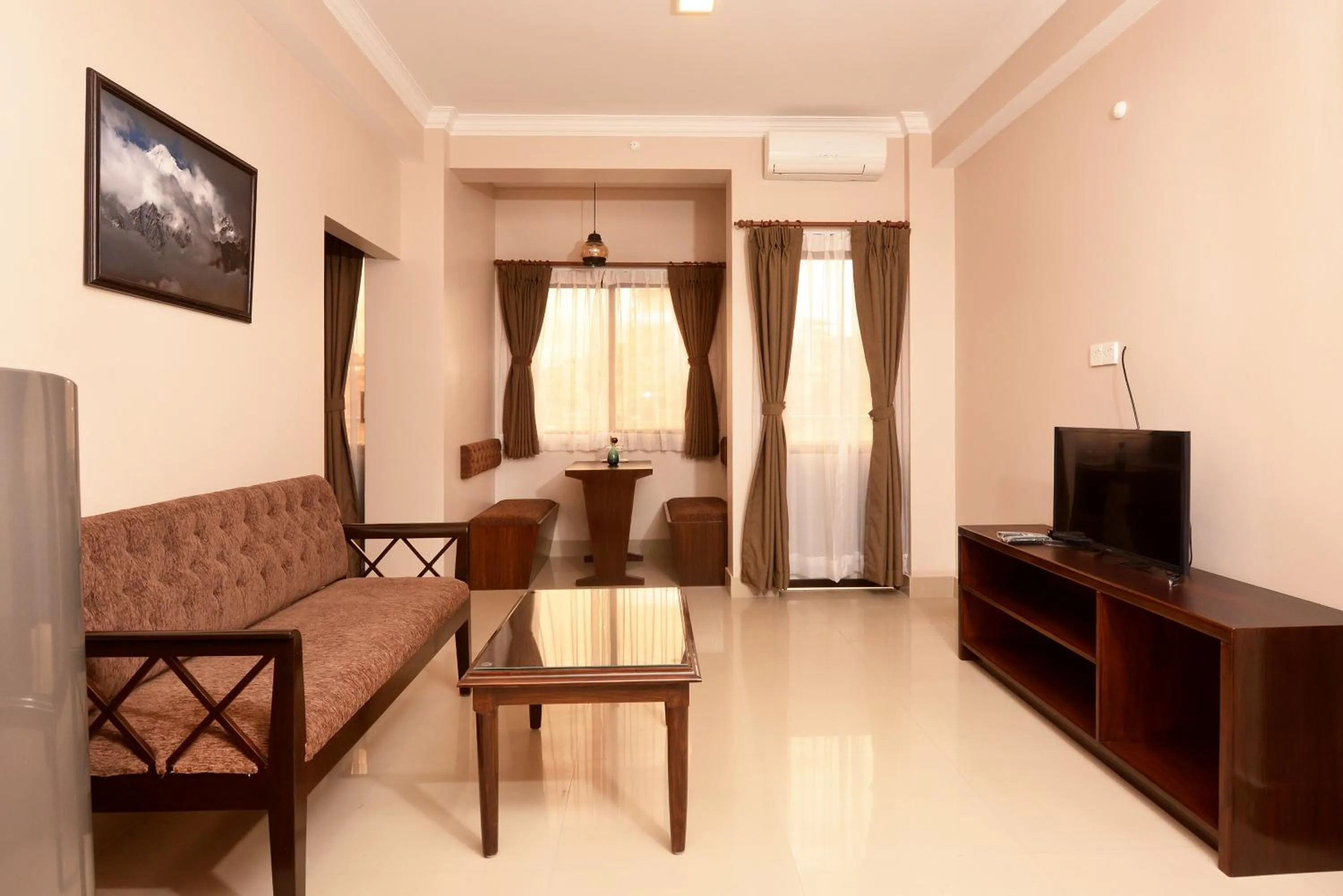 Seating area in Hotel Mudita