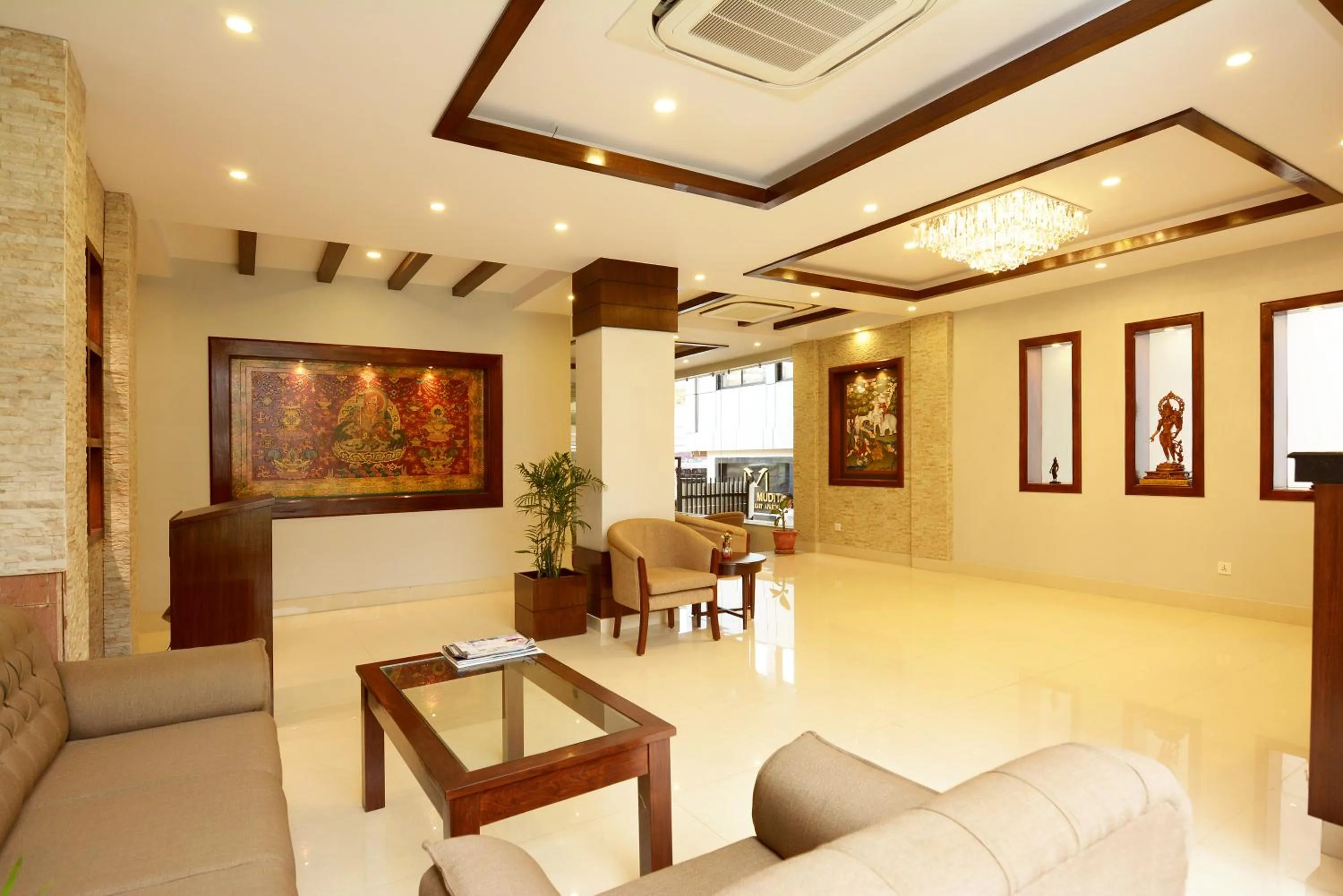 Lobby or reception in Hotel Mudita