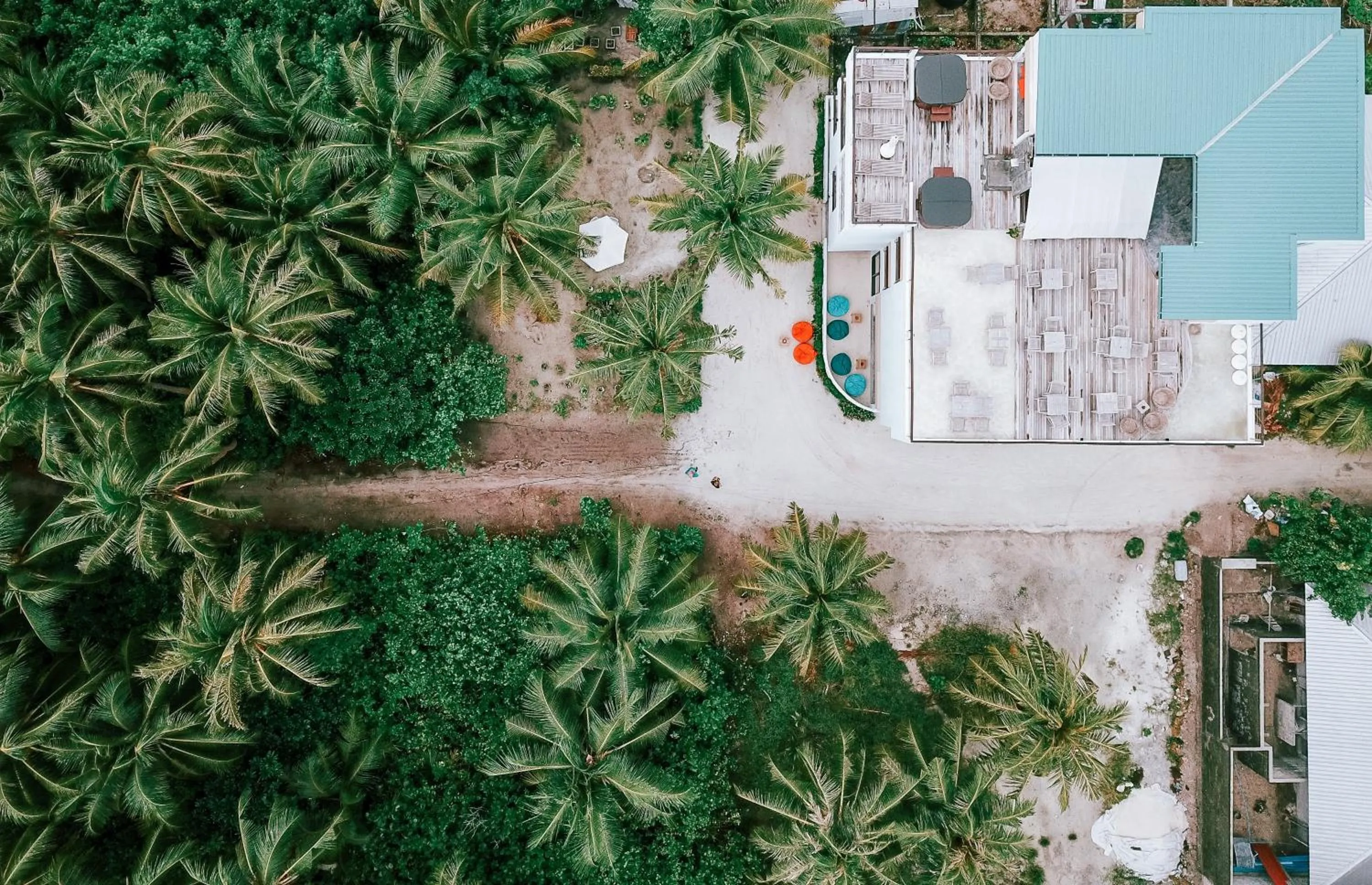 Bird's eye view in Bliss Dhigurah