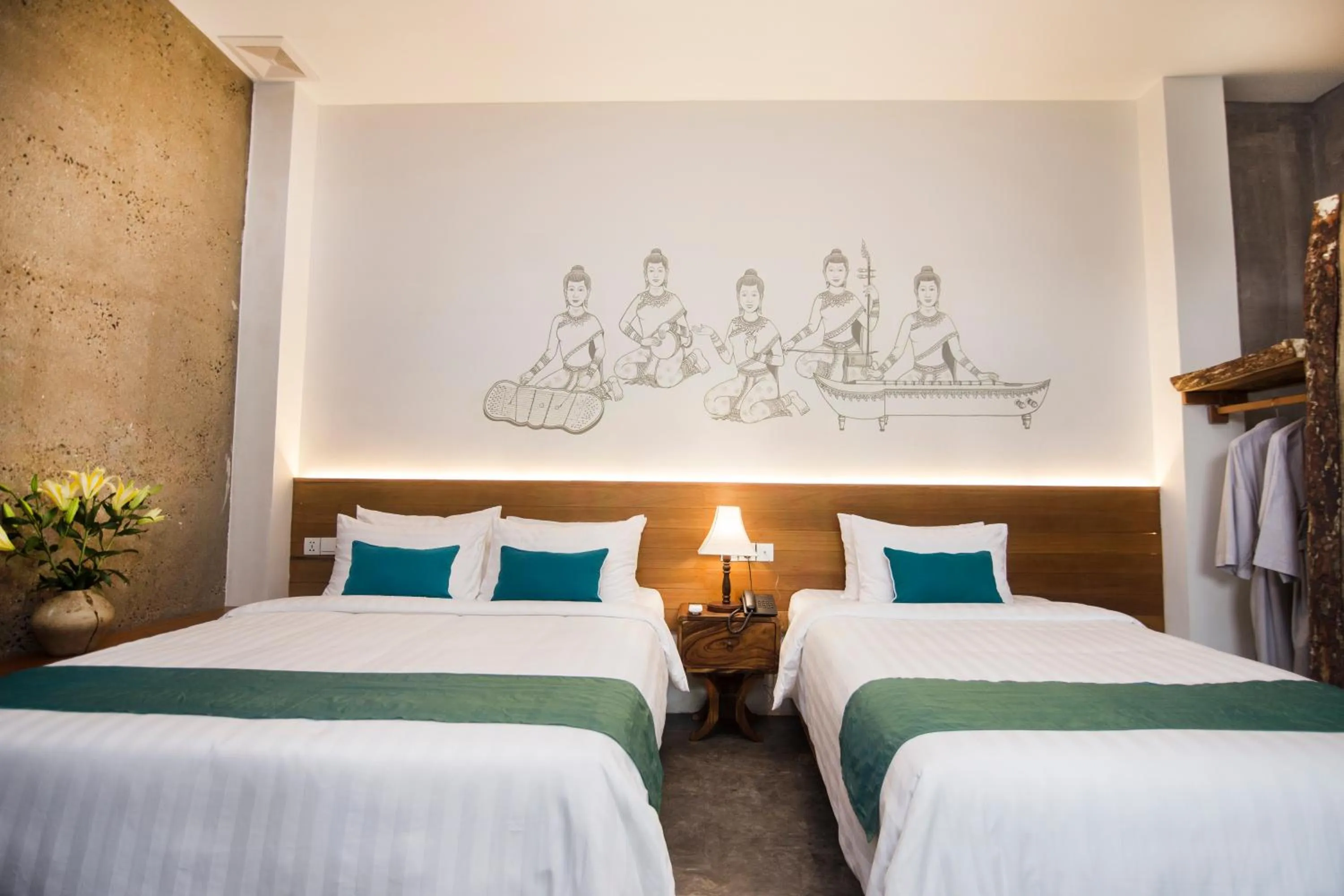 View (from property/room), Bed in Sarina Boutique Hotel