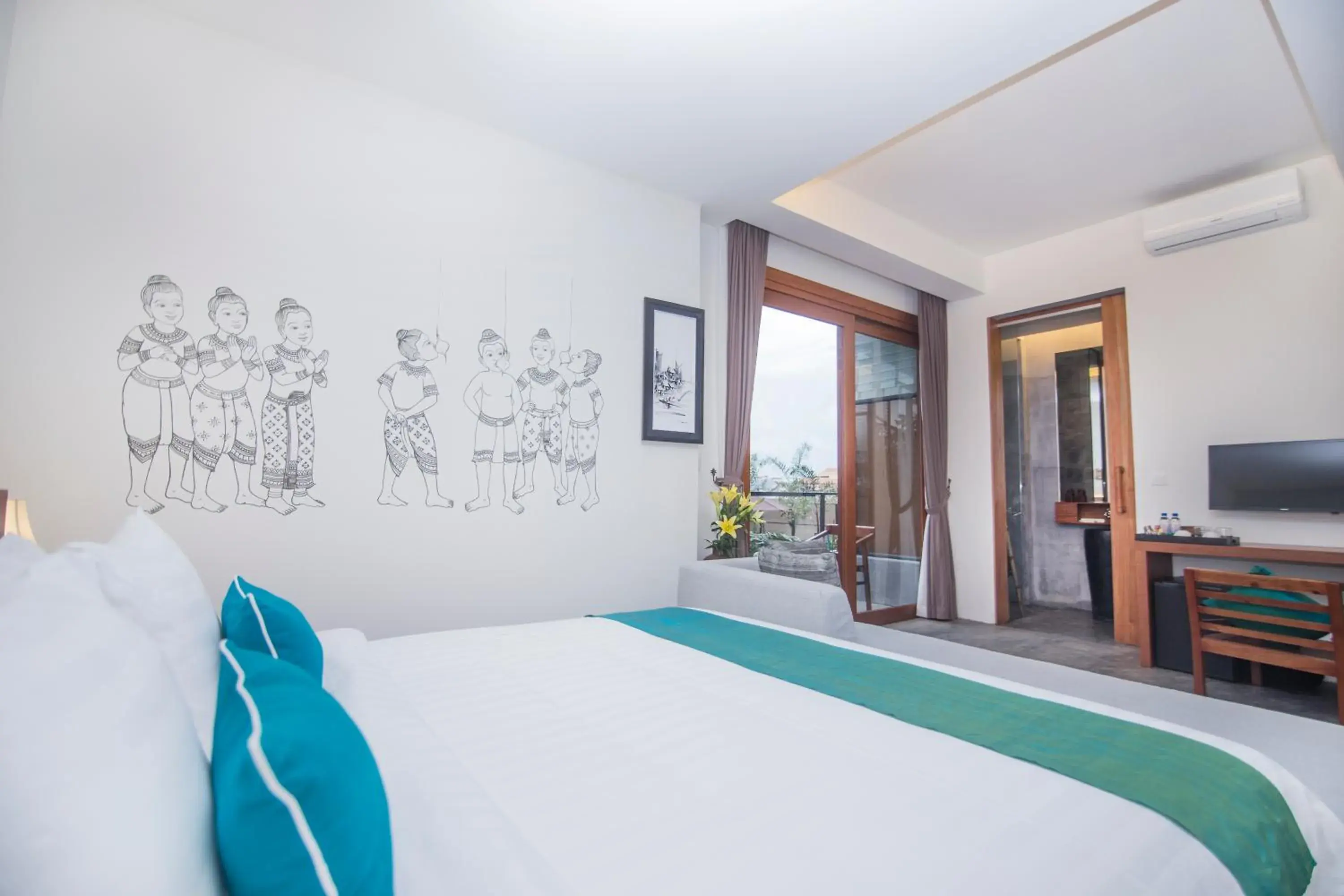 Photo of the whole room, Bed in Sarina Boutique Hotel Photo of the whole room, Bed in Sarina Boutique Hotel