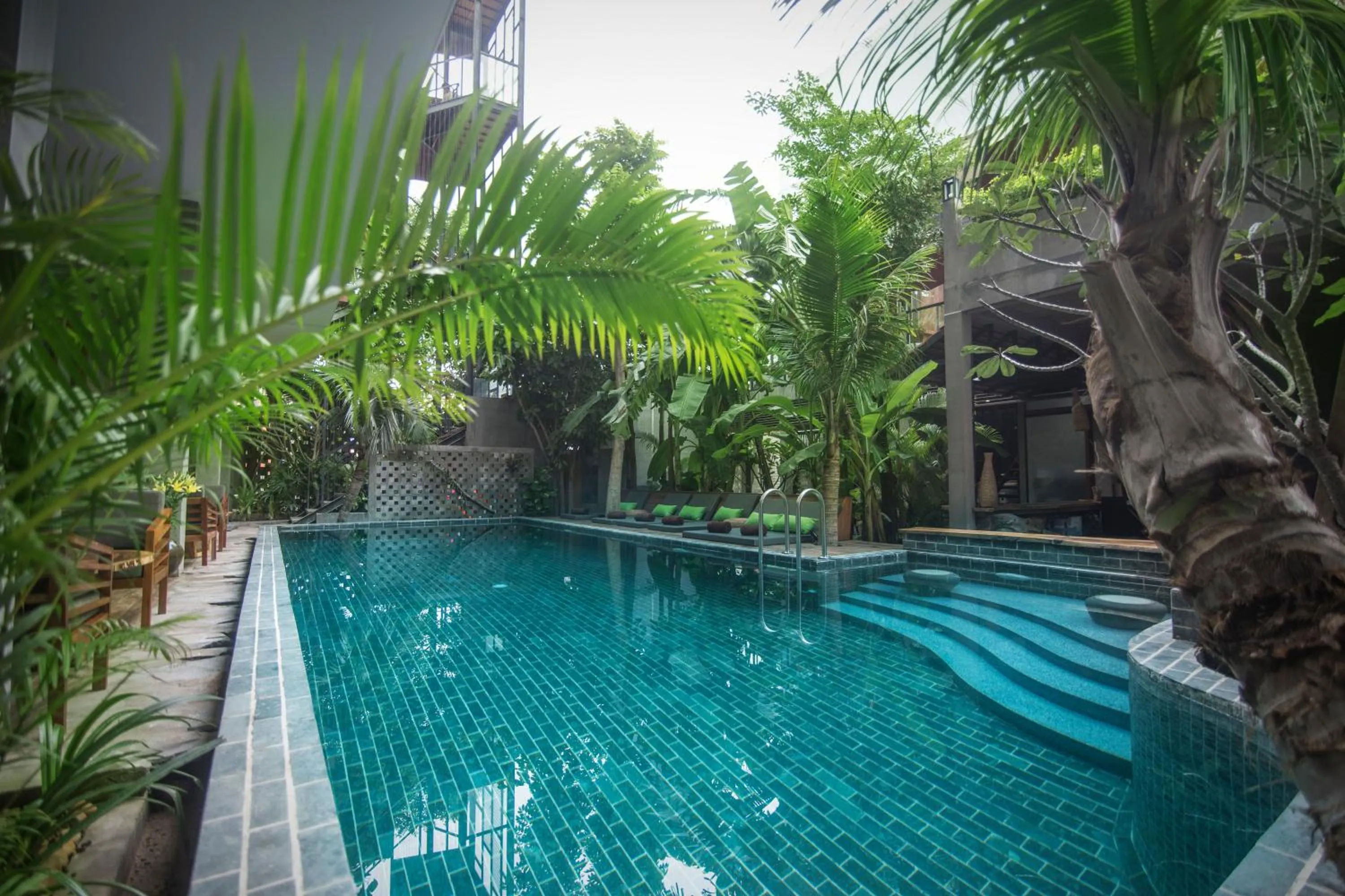 Swimming pool in Sarina Boutique Hotel
