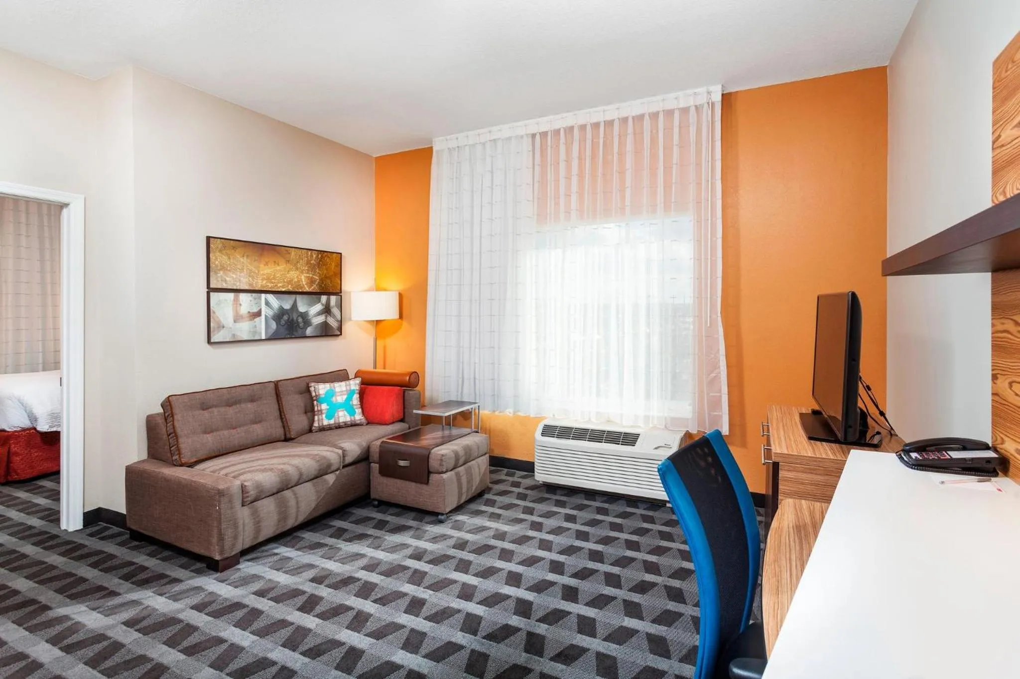 Living room, Bed in TownePlace Suites by Marriott Orlando Altamonte Springs/Maitland