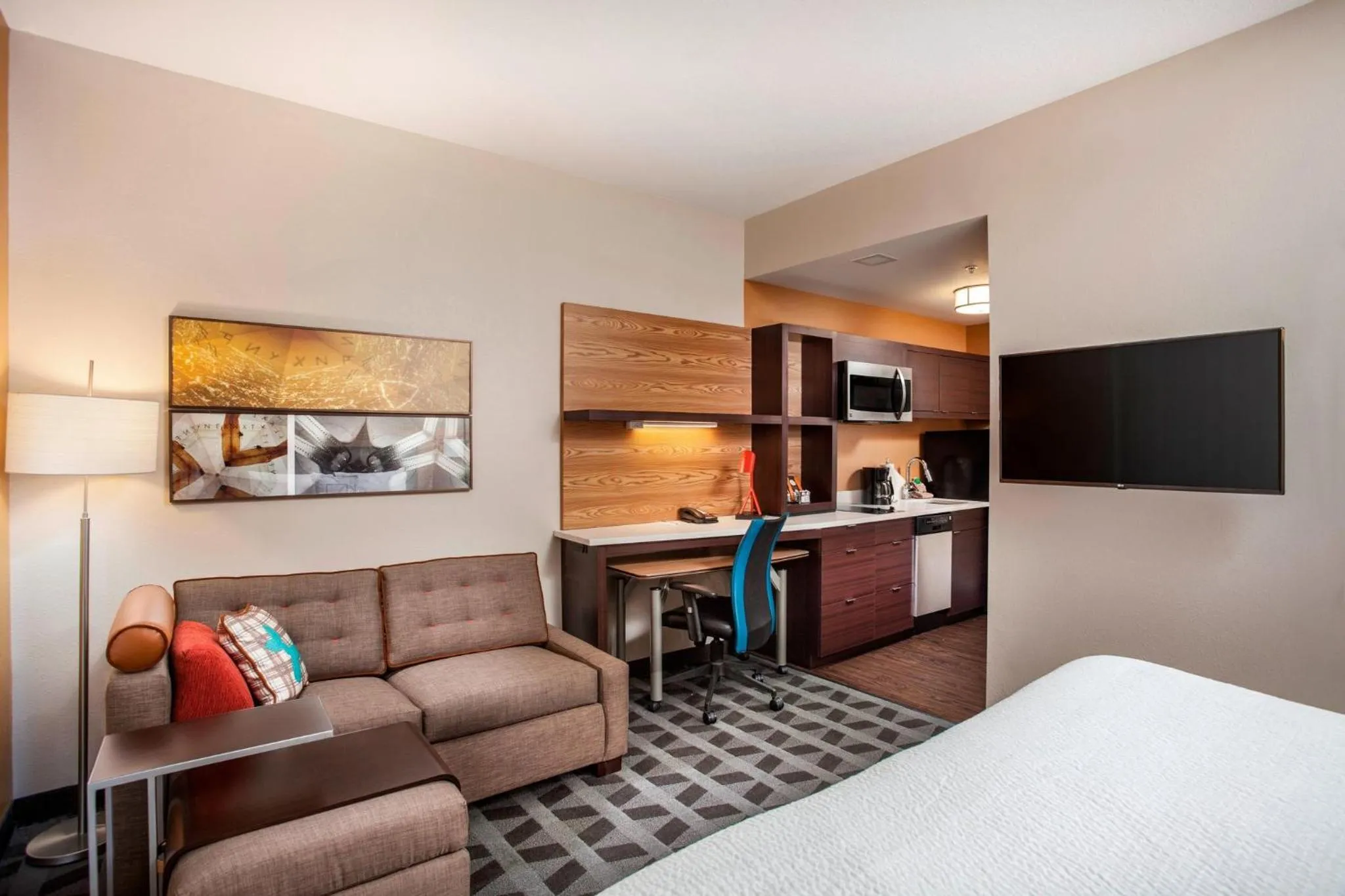 Living room, Bed in TownePlace Suites by Marriott Orlando Altamonte Springs/Maitland